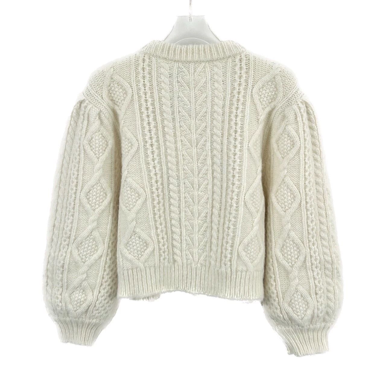 Celine Celine neck single-breasted long-sleeved knit cardigan Size M / US 6-8 / IT 42-44 - 2 Thumbnail