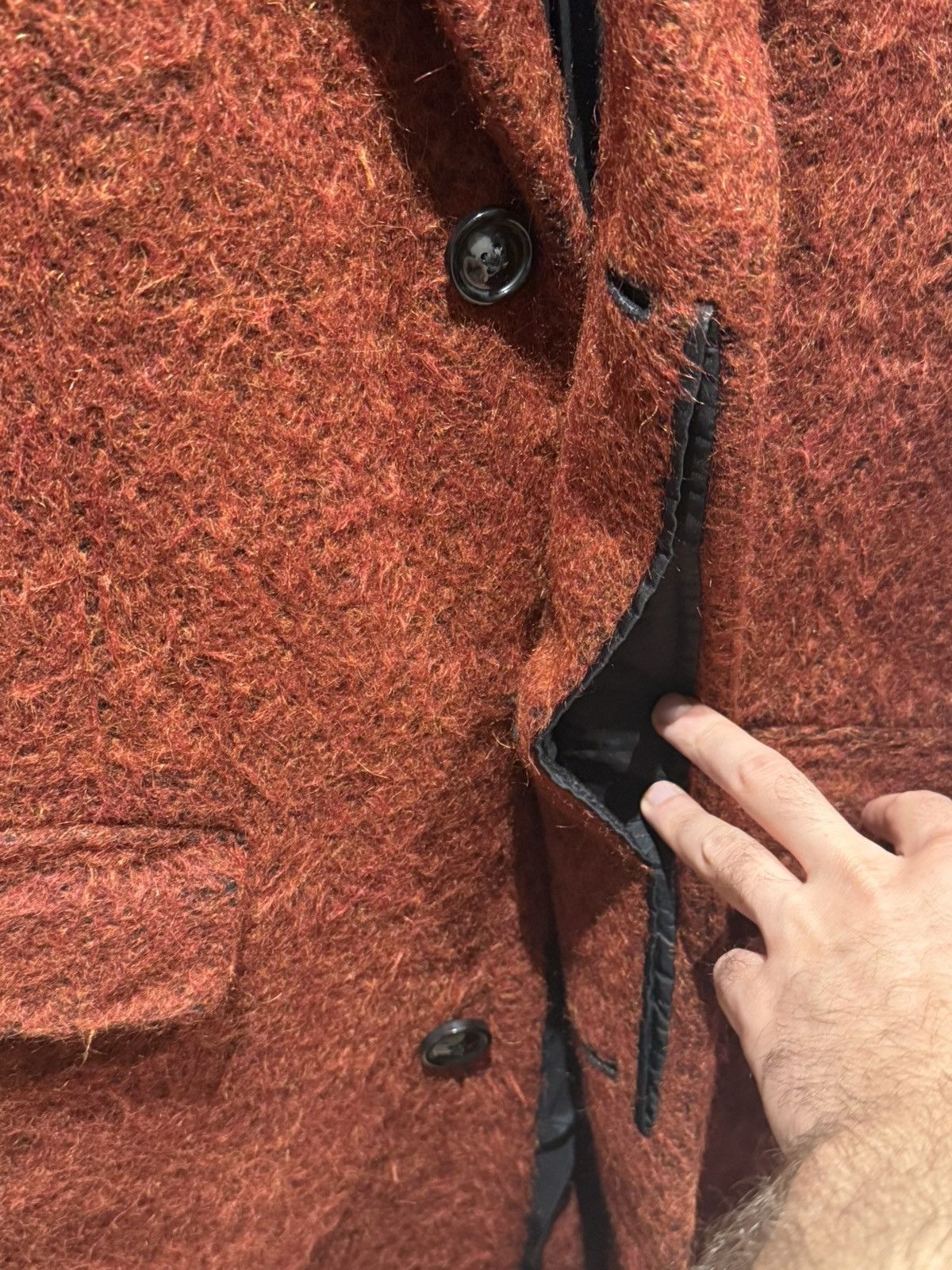 Marc by Marc Jacobs Marc Jacobs Rusty Mohair Chesterfield Long Coat Size US S / EU 44-46 / 1 - 5 Thumbnail