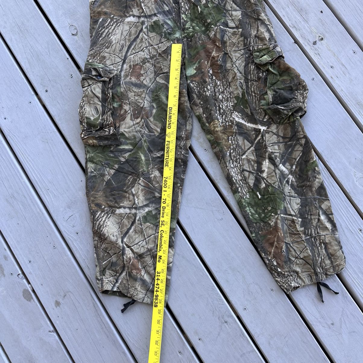 Vintage Vintage Realtree camo pants sz large jogger style Size US 34 / EU 50 - 3 Thumbnail