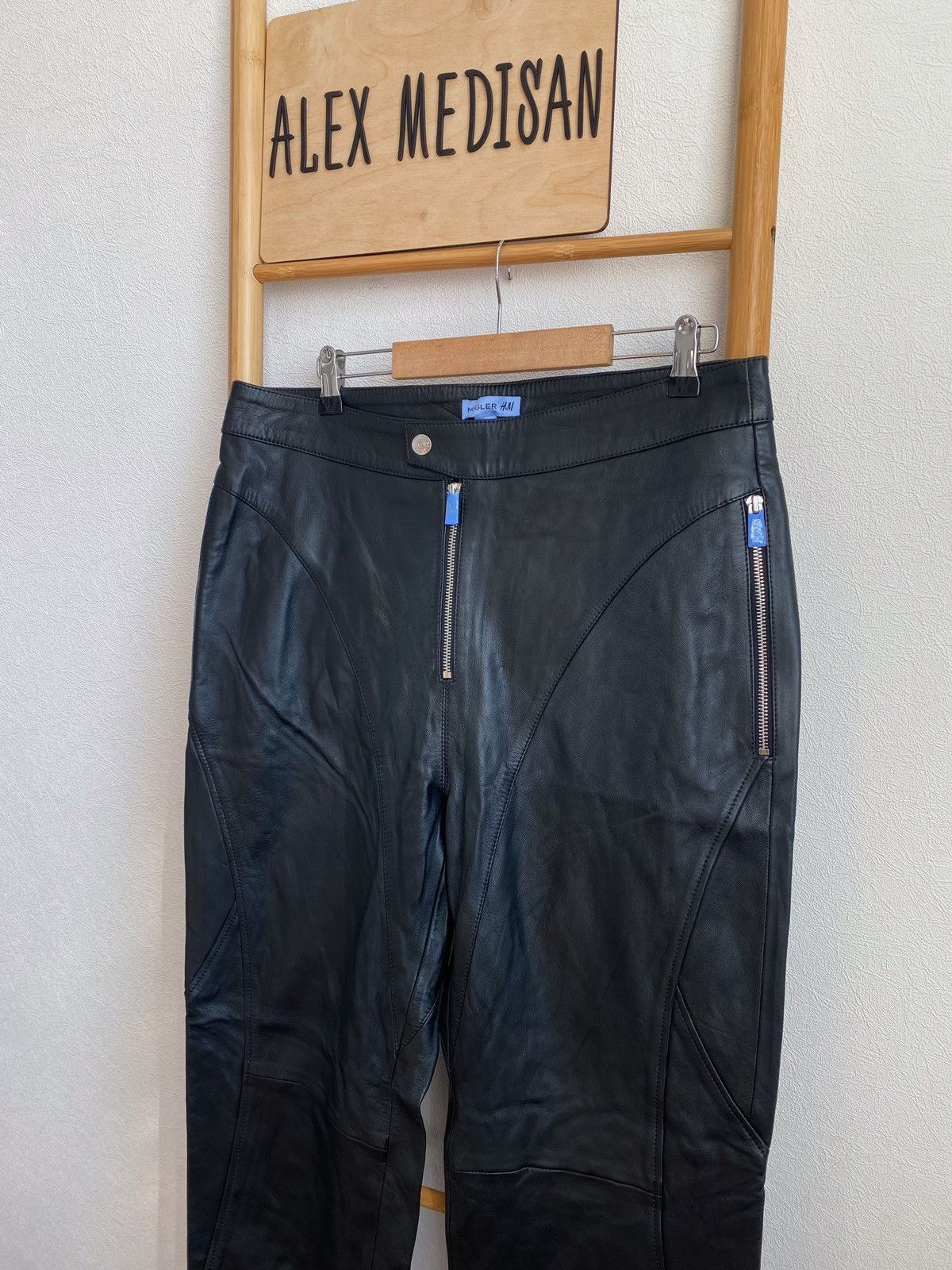 Mugler Mugler x H&M Leather Pants Size US 34 / EU 50 - 6 Thumbnail