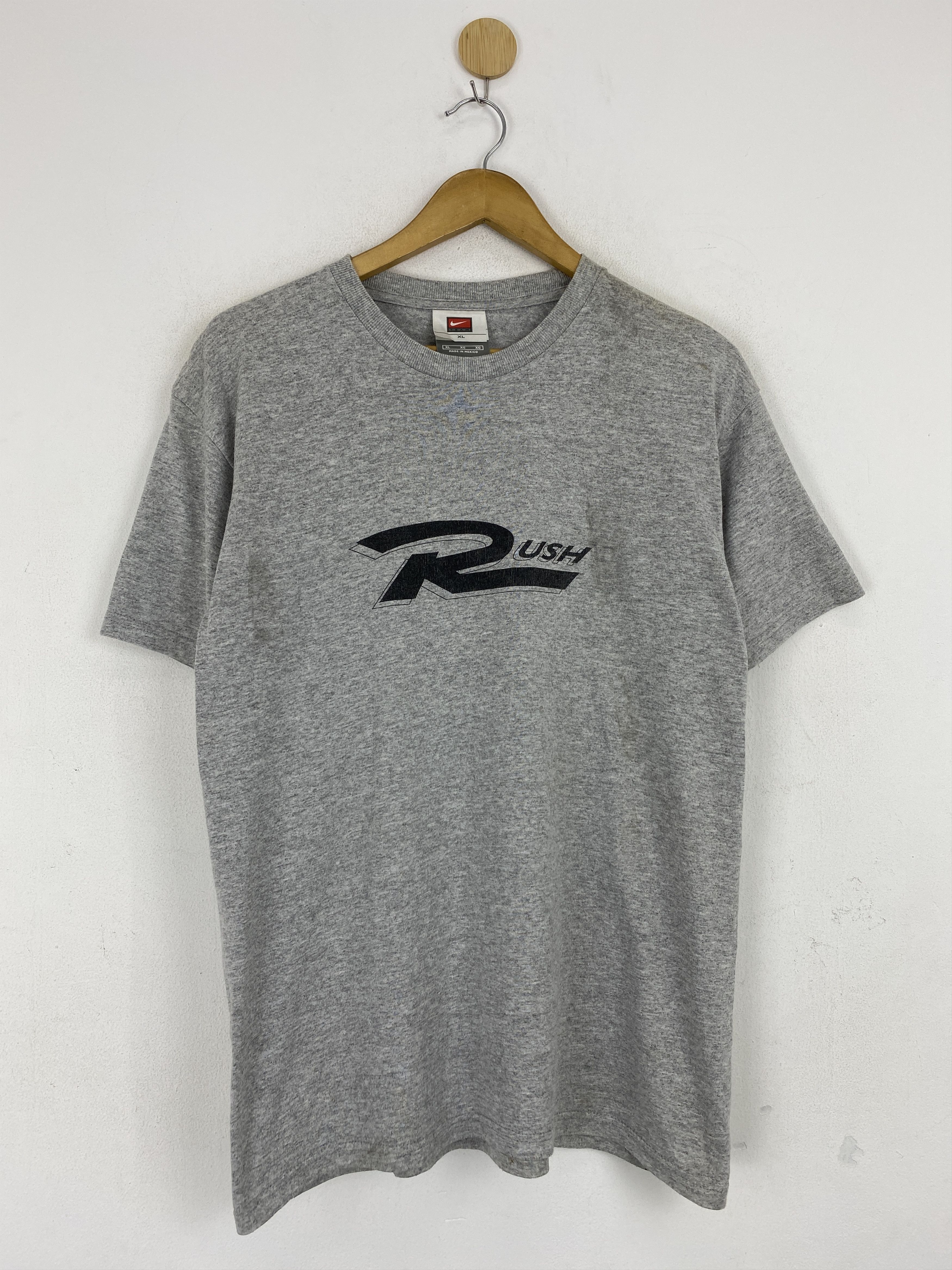Nike × Vintage Vintage Y2k Nike Rush Spellout Central Logo Tee TA0673 Size US XL / EU 56 / 4 - 1 Thumbnail