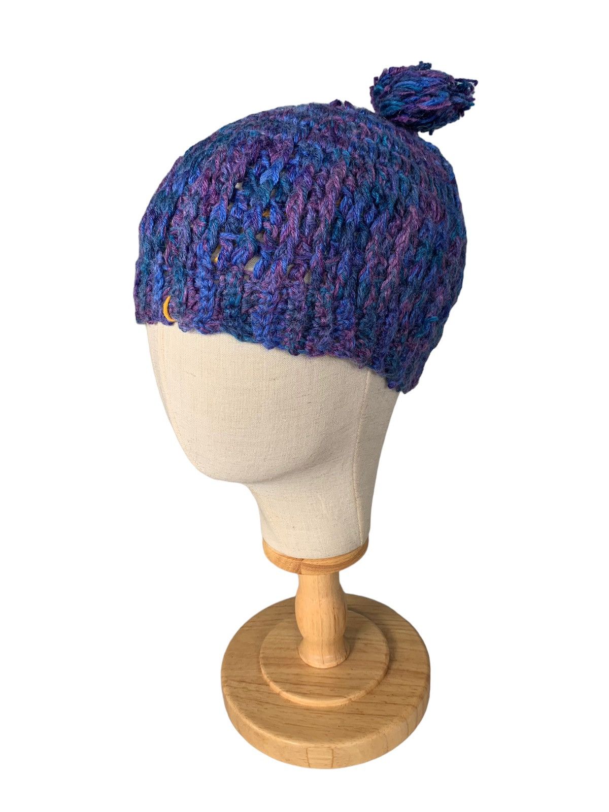 14th Addiction × Japanese Brand Rare Design Crochet Knitted Beanie Hats Size ONE SIZE - 1 Thumbnail