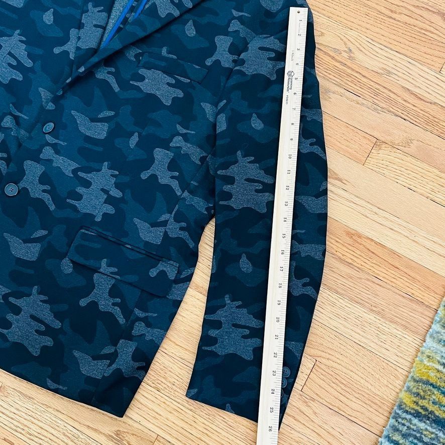 Apt. 9 Camo Blazer Mens 48R Sports Coat Unstructured Casual Stateme Size 48R - 11 Thumbnail