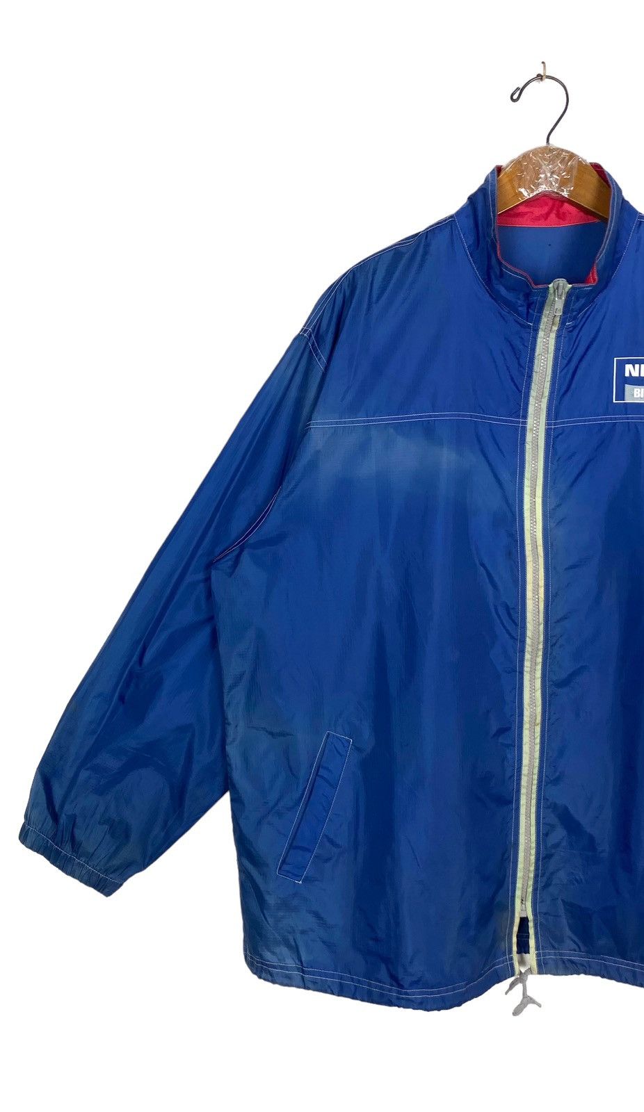 Japanese Brand Rare‼️ Vintage Sunfaded Nissan Blue Stage Zipper Jacket Size US L / EU 52-54 / 3 - 3 Thumbnail