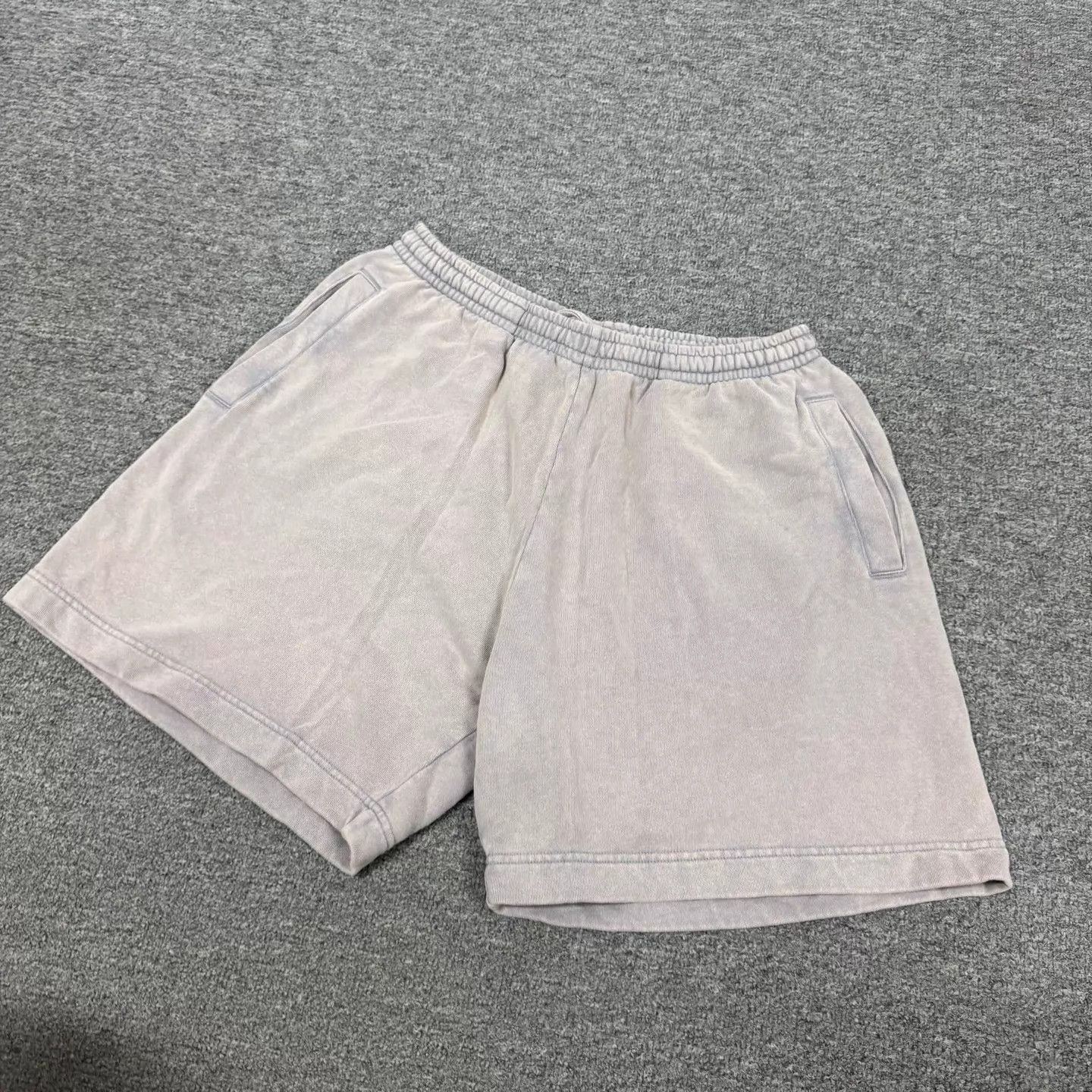 Acne Studios Acne Studios Light Gray Cotton Distressed Drawstring S Size US 36 / EU 52 - 3 Thumbnail