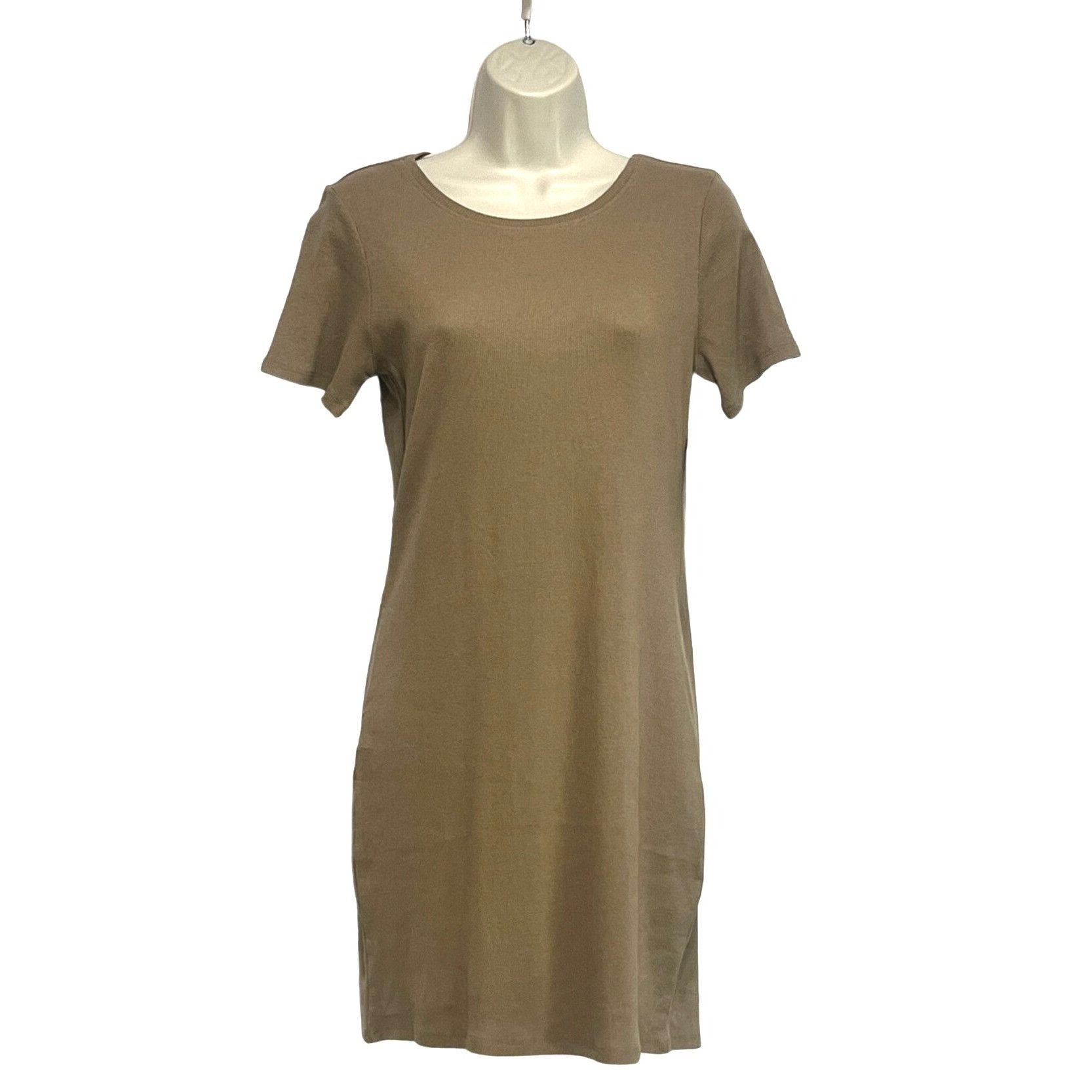 Other Open Edit Ribbed Bodycon Dress, Tan Lead, Sz. M Size M / US 6-8 / IT 42-44 - 4 Thumbnail