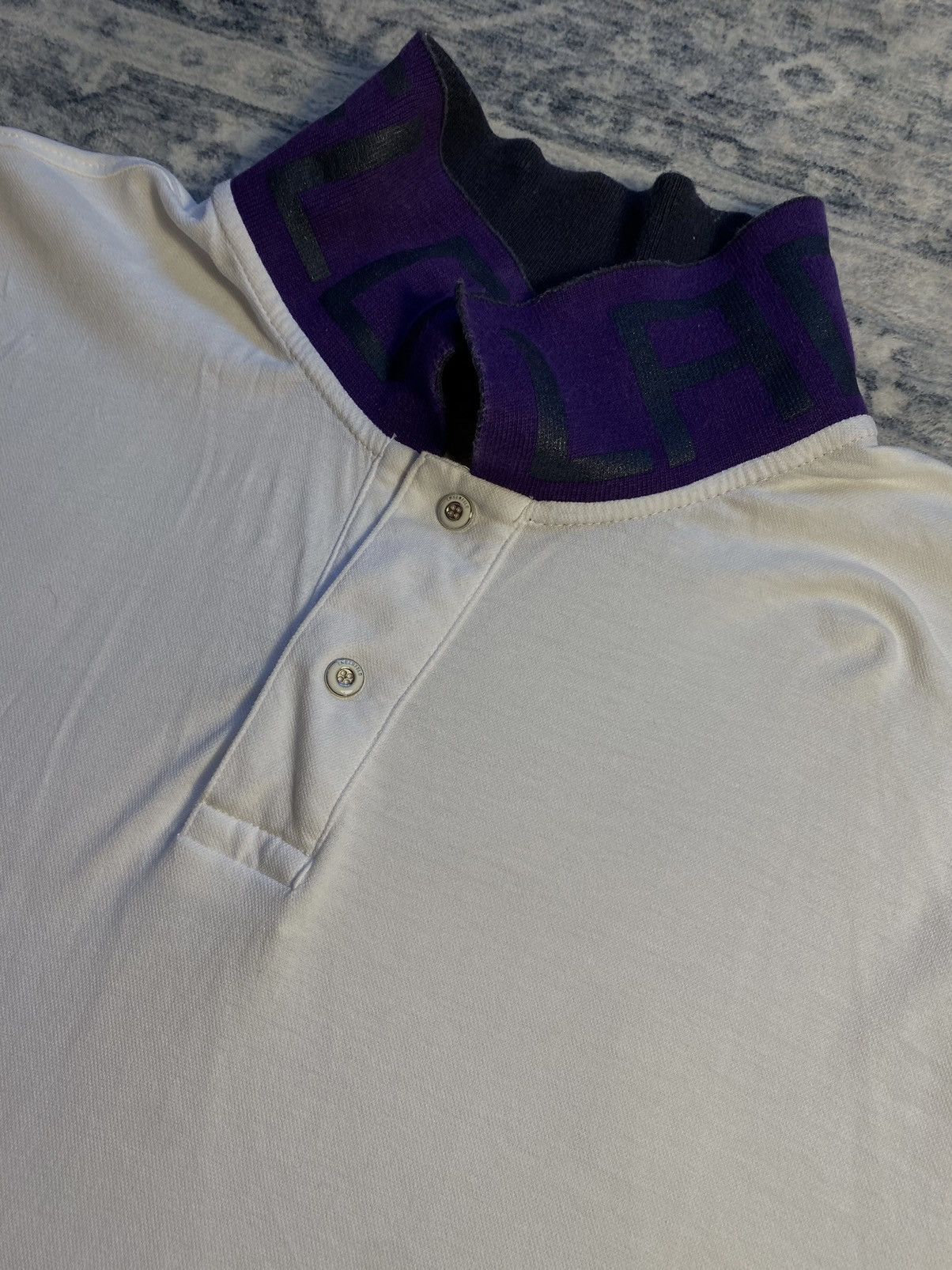 Vintage Karl Lagerfeld Polo – White – Size XXL