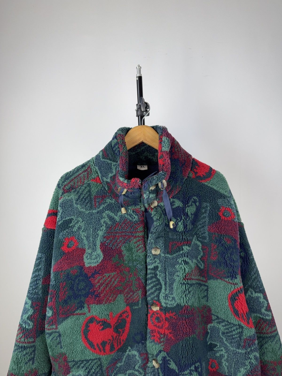 Helly Hansen Vintage 90s Retro Helly Hansen fleece jacket Sherpa Size US XL / EU 56 / 4 - 2 Thumbnail