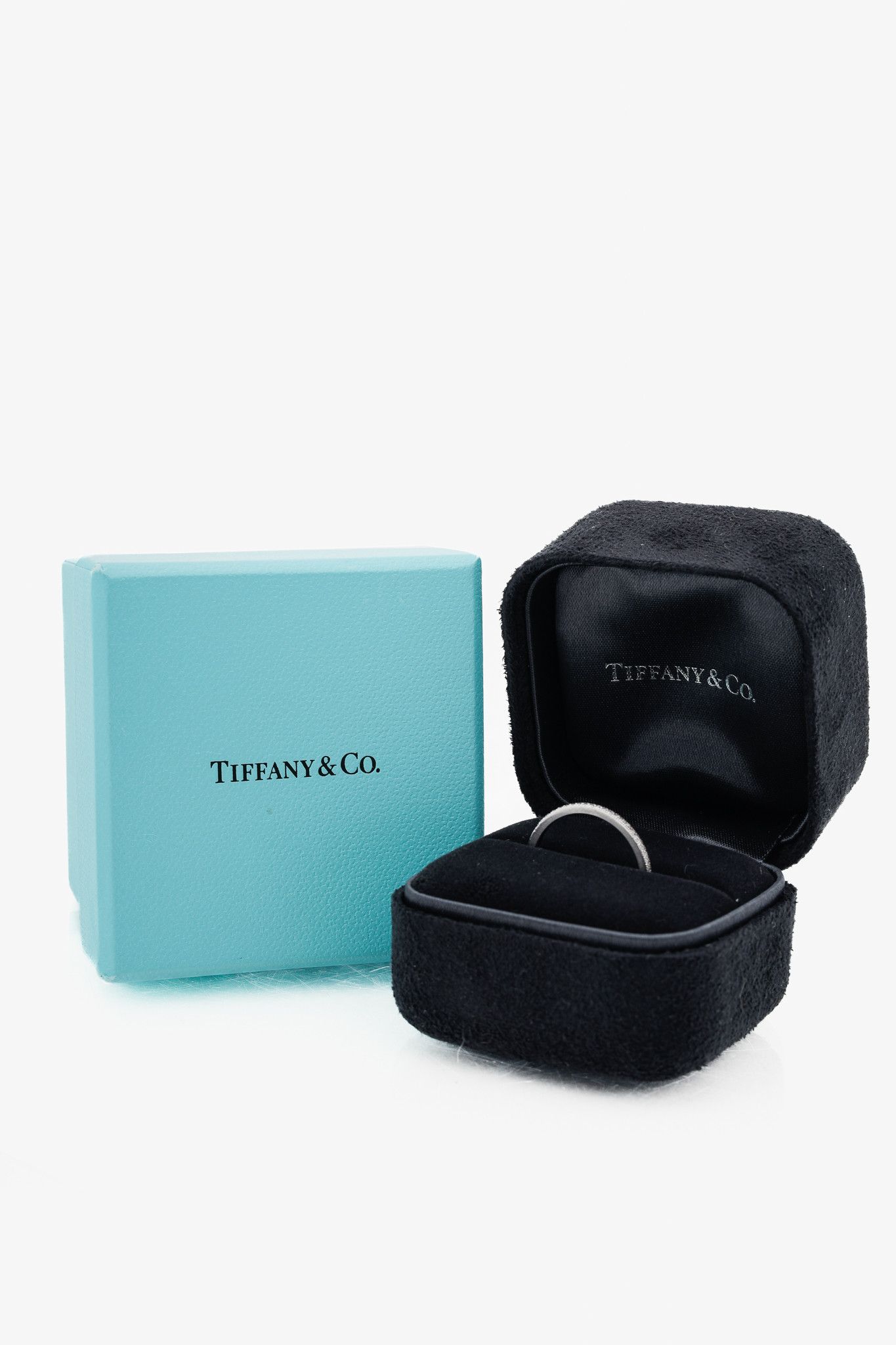 Tiffany & Co. Tiffany & Co. 950 Platinum Lucida Diamond Half Circle Band Size ONE SIZE - 5 Thumbnail