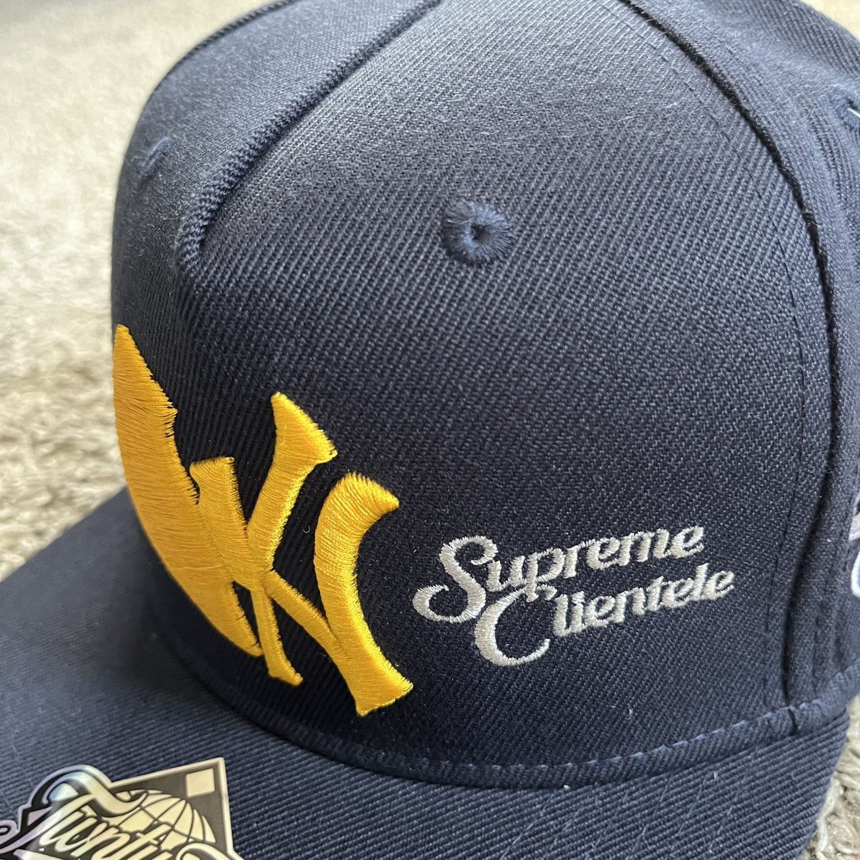 Wu-Tang Clan Wu-Tang Hat New York Yankees Navy Blue Supreme Clientele Size ONE SIZE - 7 Thumbnail