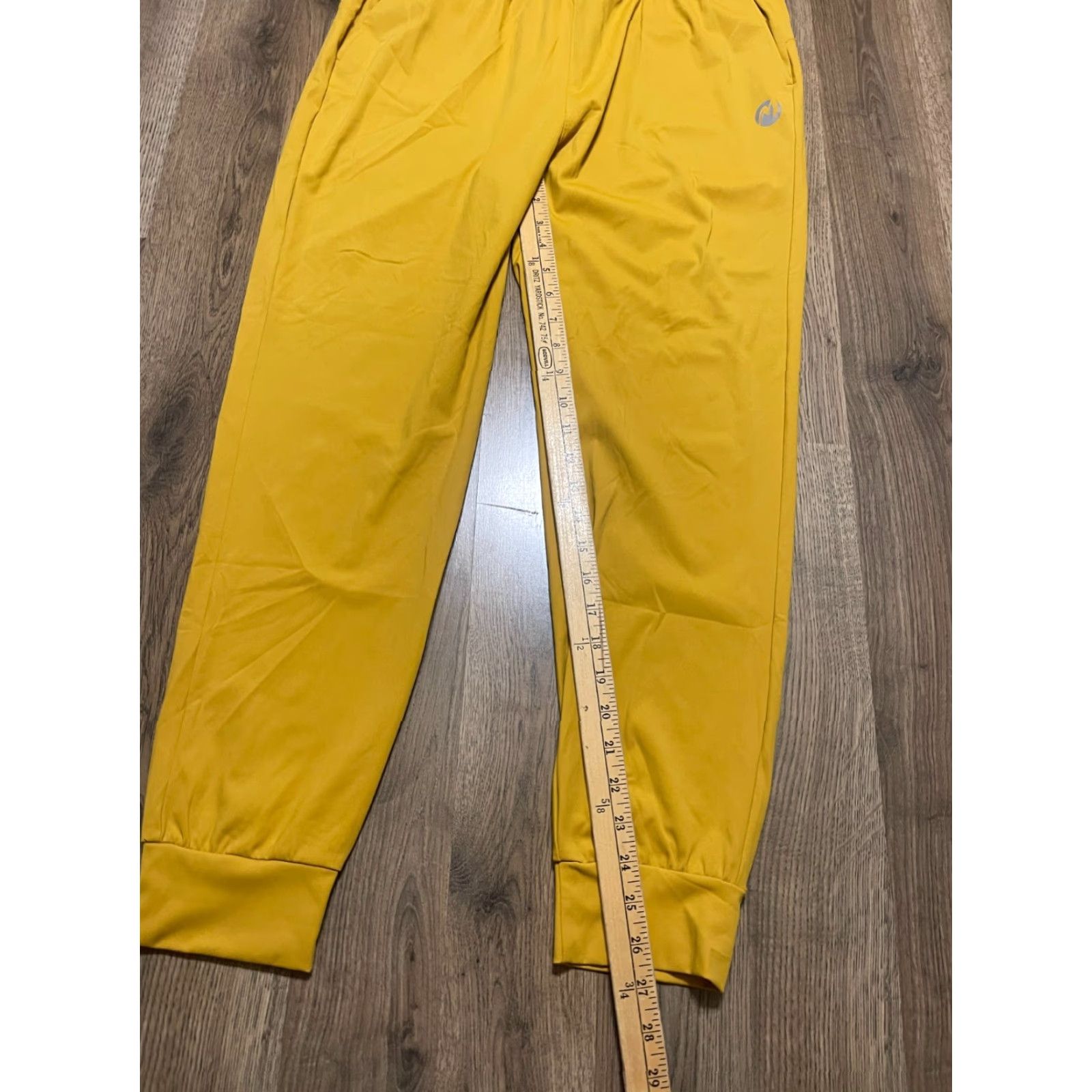 Vintage Moteepi Pants Women L Yellow Tie Waist Joggers Pant Tapered Casual Fall Spring Summer Regular Womens Size 36" / US 14 / IT 50 - 6 Thumbnail
