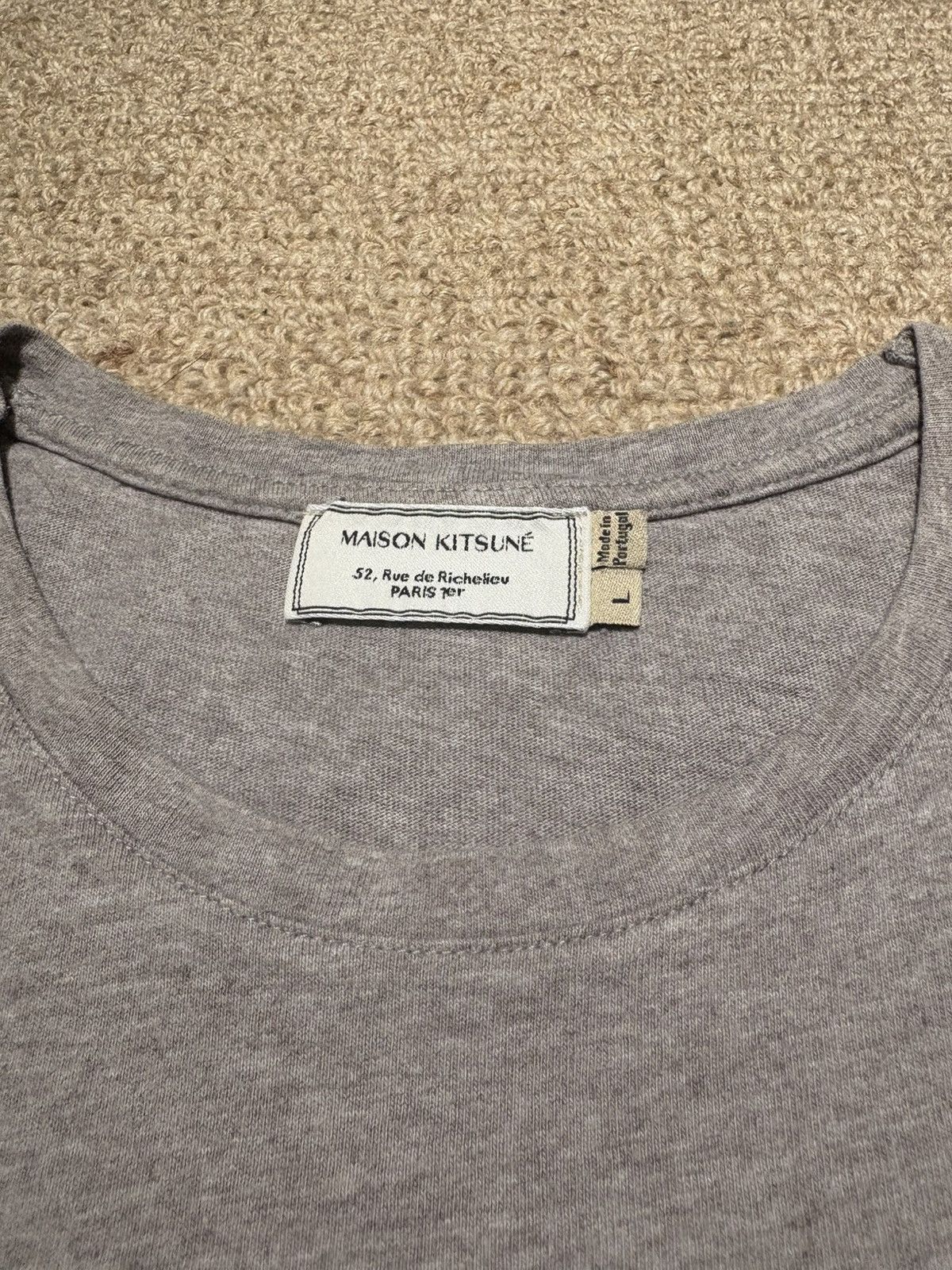 Maison Kitsune Maison Kitsune Pocket Tee Size US L / EU 52-54 / 3 - 3 Thumbnail