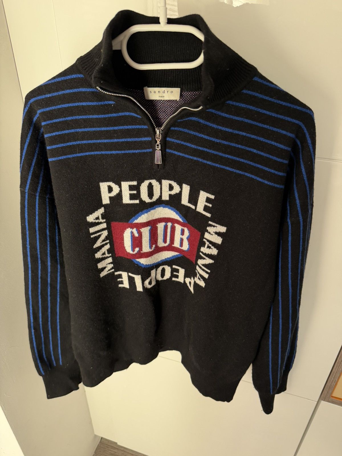 Sandro Sandro Paris Mania Graphic Sweter Size US M / EU 48-50 / 2 - 8 Thumbnail