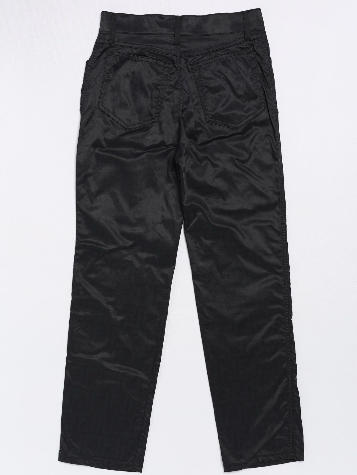 Fendi Vintage Fendi Black Monogram Nylon Pants Size 28" / US 6 / IT 42 - 13 Thumbnail