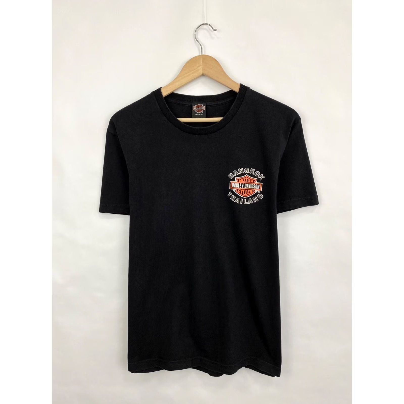 Harley Davidson VINTAGE Harley-Davidson Bangkok Thailand Choppers Shirt M Black 90s Mens Size US M / EU 48-50 / 2 - 6 Thumbnail