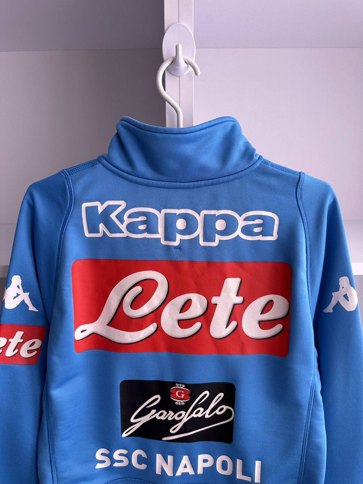 Vintage Kappa Napoli Football Track Top Player Sweatshirt Tops