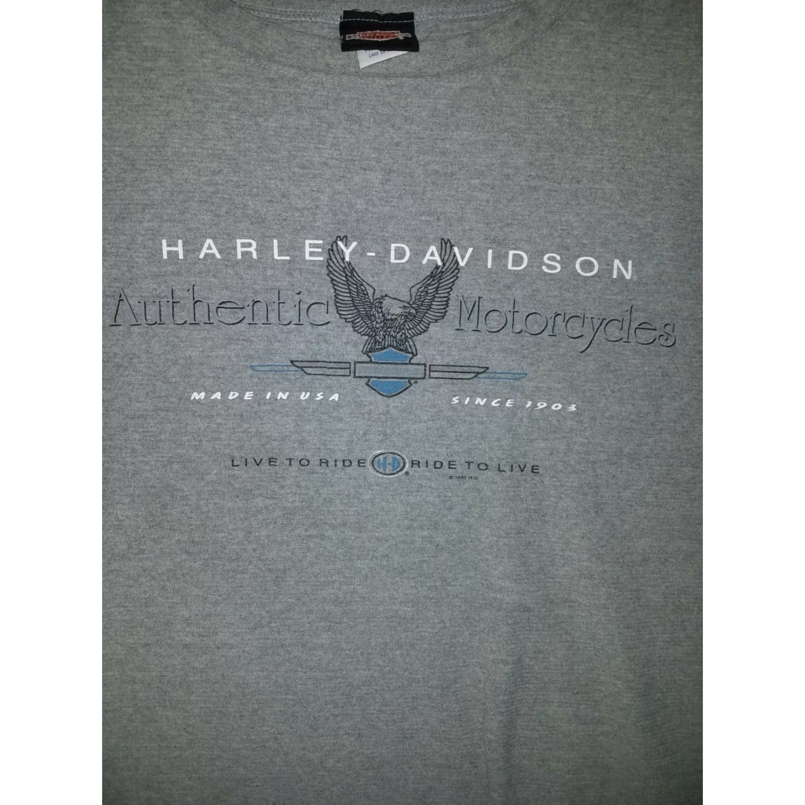 Harley Davidson VINTAGE HARLEY DAVIDSON TEXTURED GREY T-SHIRT MEN 2XL User: VINTAGE HARLEY DAVIDSON TEXTURED GREY T-SHIRT MEN 2XL Size US XXL / EU 58 / 5 - 2 Thumbnail