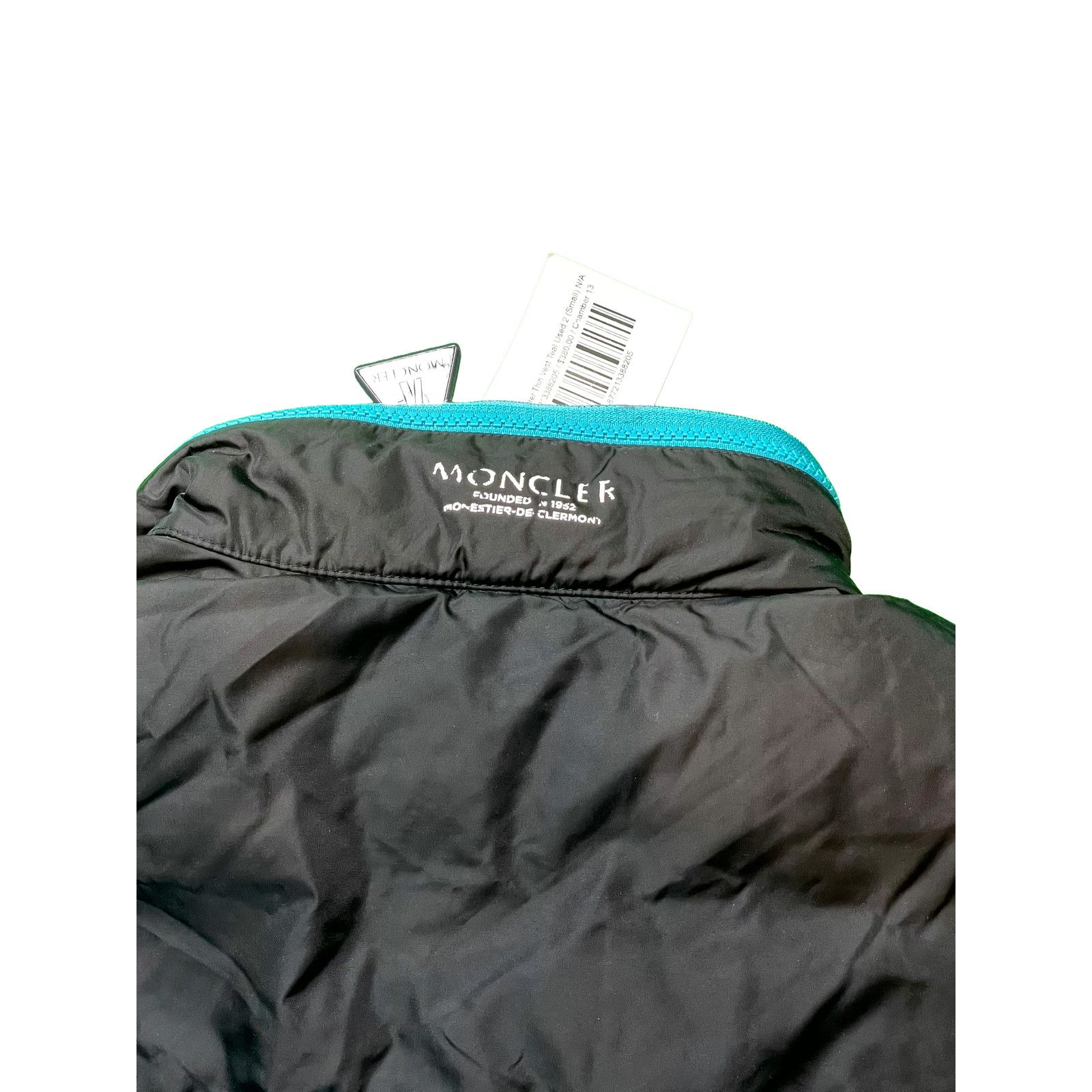 Moncler Moncler Thin Teal Vest Size S / US 4 / IT 40 - 2 Thumbnail