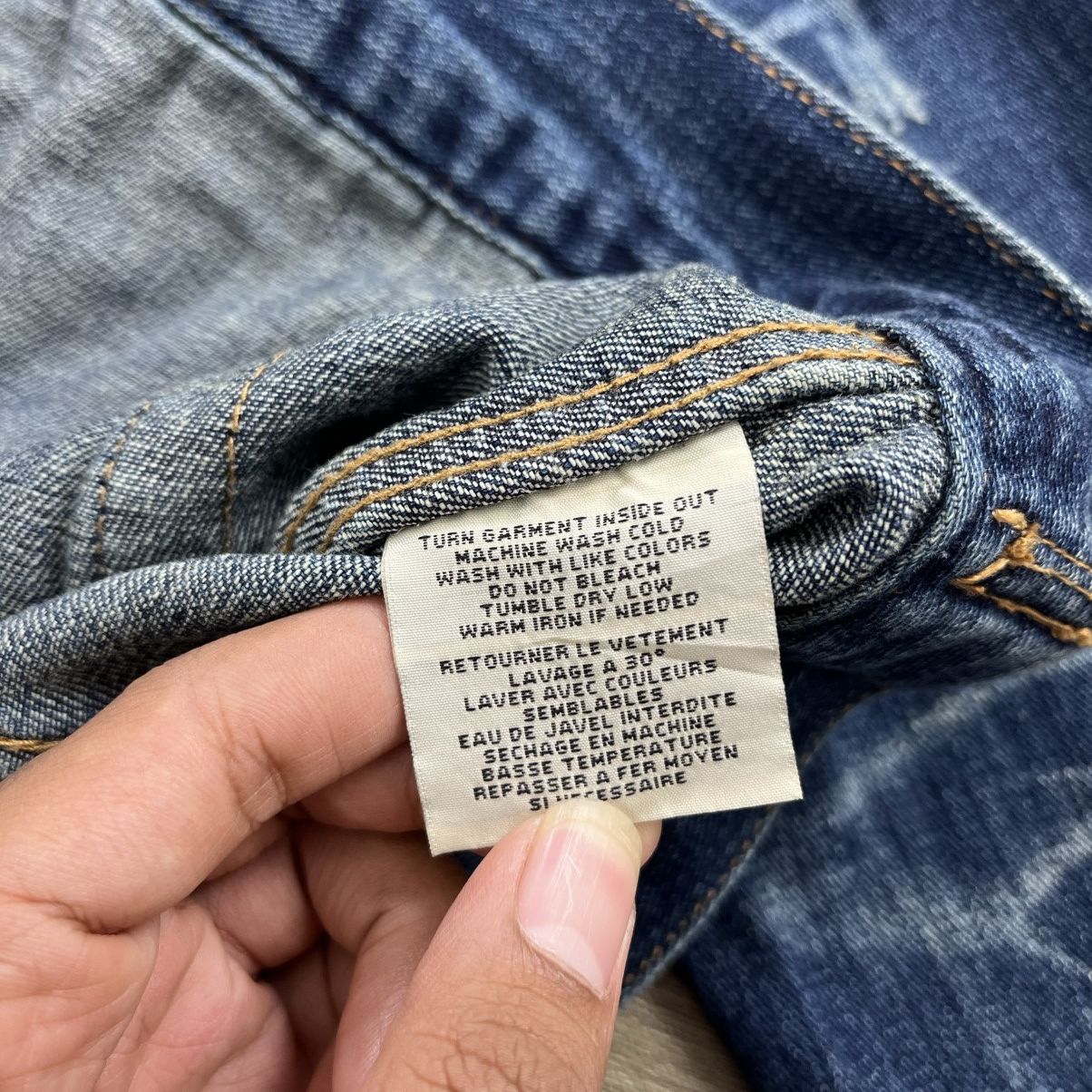 Denim & Supply Ralph Lauren Denim & Supply Ralph Lauren Distressed America Denim Jacket Size US M / EU 48-50 / 2 - 6 Thumbnail