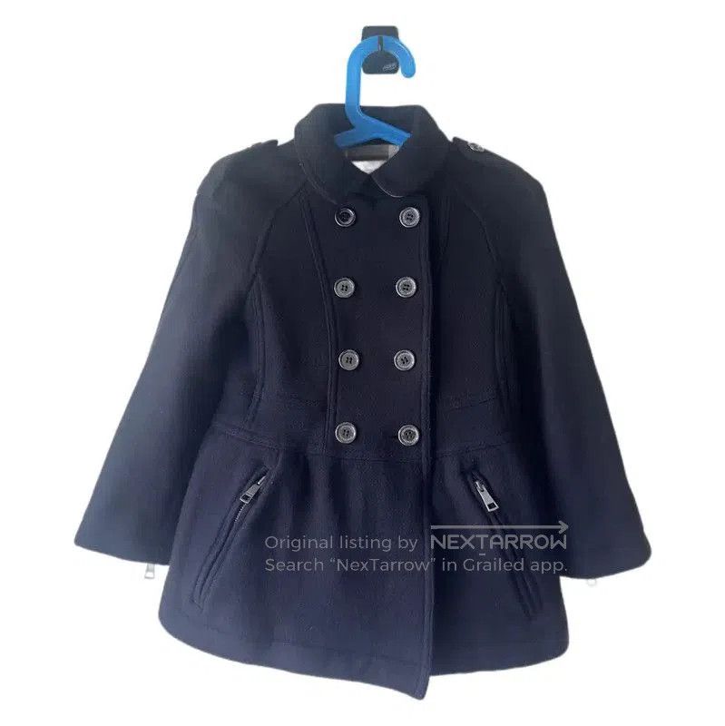 Burberry Burberry Black Wool Mid-Length Women's Coat. Size S / US 4 / IT 40 - 1 Thumbnail