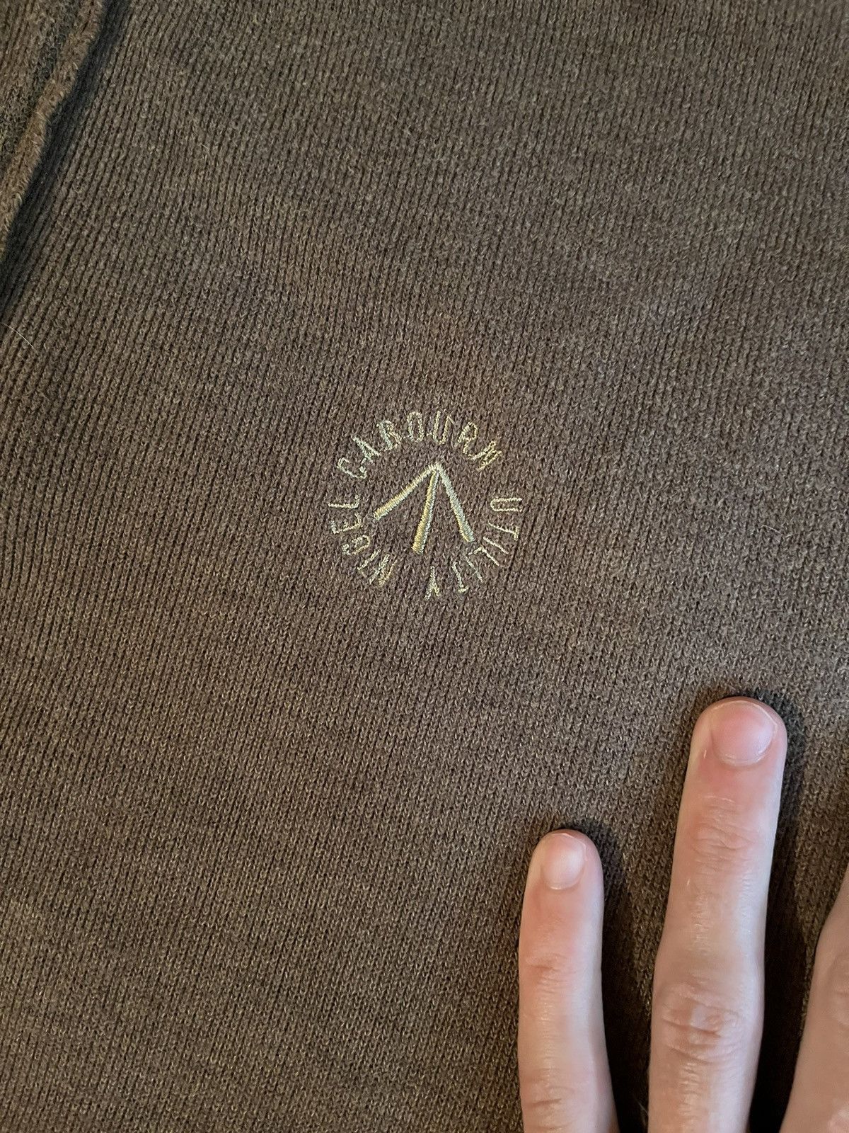 Nigel Cabourn × Vintage Nigel Cabourn Logo Utility 3/4 Vintage Japanese Sweater Size US XL / EU 56 / 4 - 5 Thumbnail