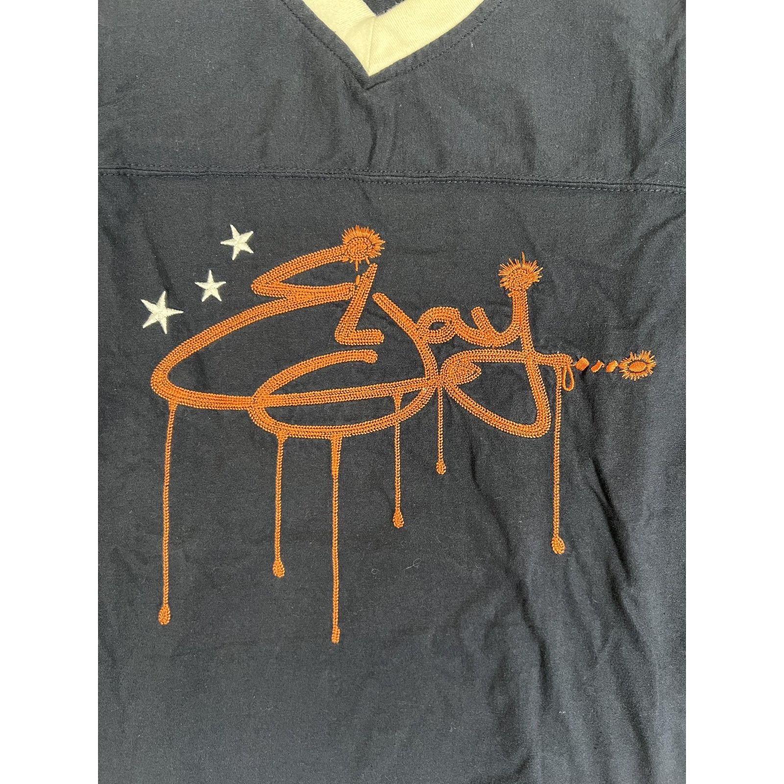 Other Vintage EJay V-Neck Long Sleeve Shirt Mens Large Y2K Hip Hop Size US L / EU 52-54 / 3 - 2 Thumbnail