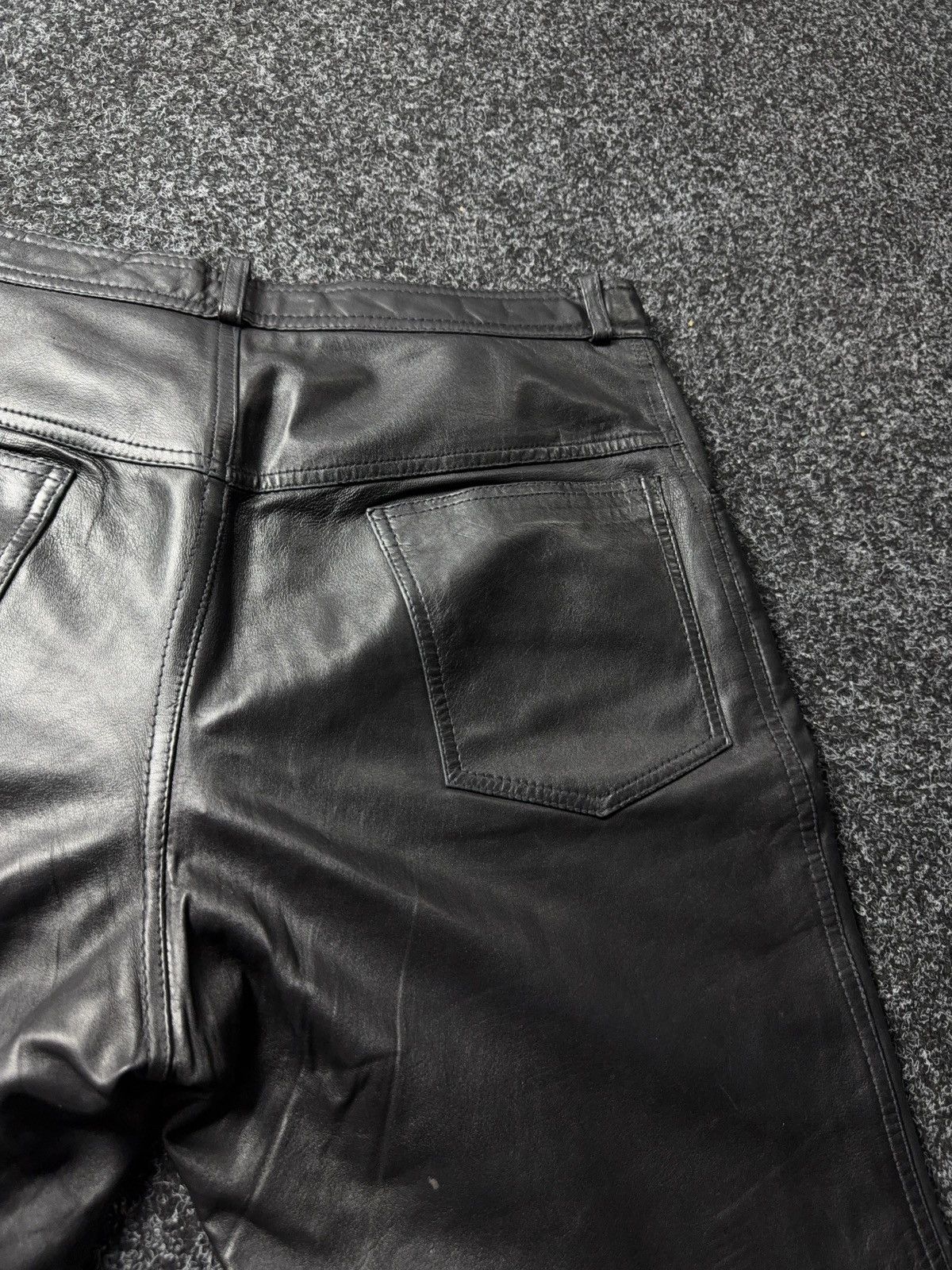 Leather Y2K Vintage Leather Pants Opium Style Alt Biker USA Rare Size US 34 / EU 50 - 19 Thumbnail