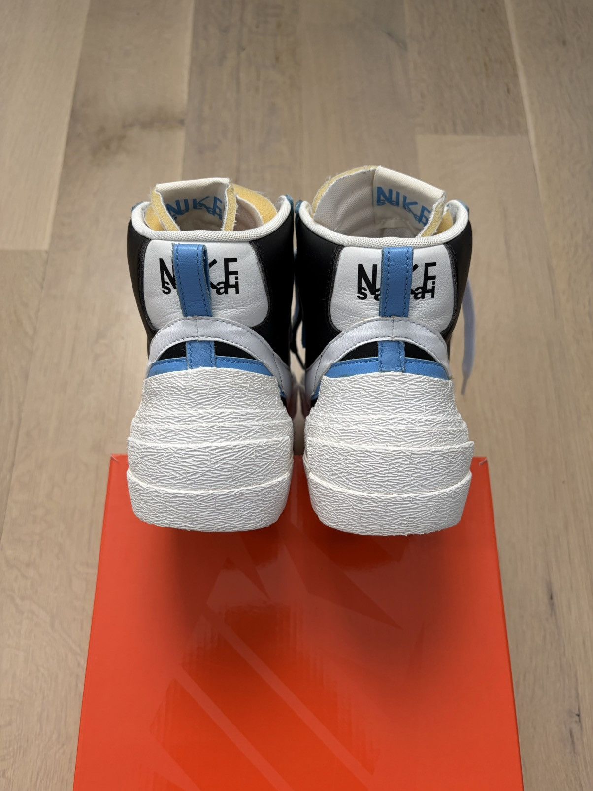 Nike × Sacai Nike x Sacai Blazer Mid Black Legend Blue 2019 BV0072-001 Size US 10 / EU 43 - 20 Thumbnail