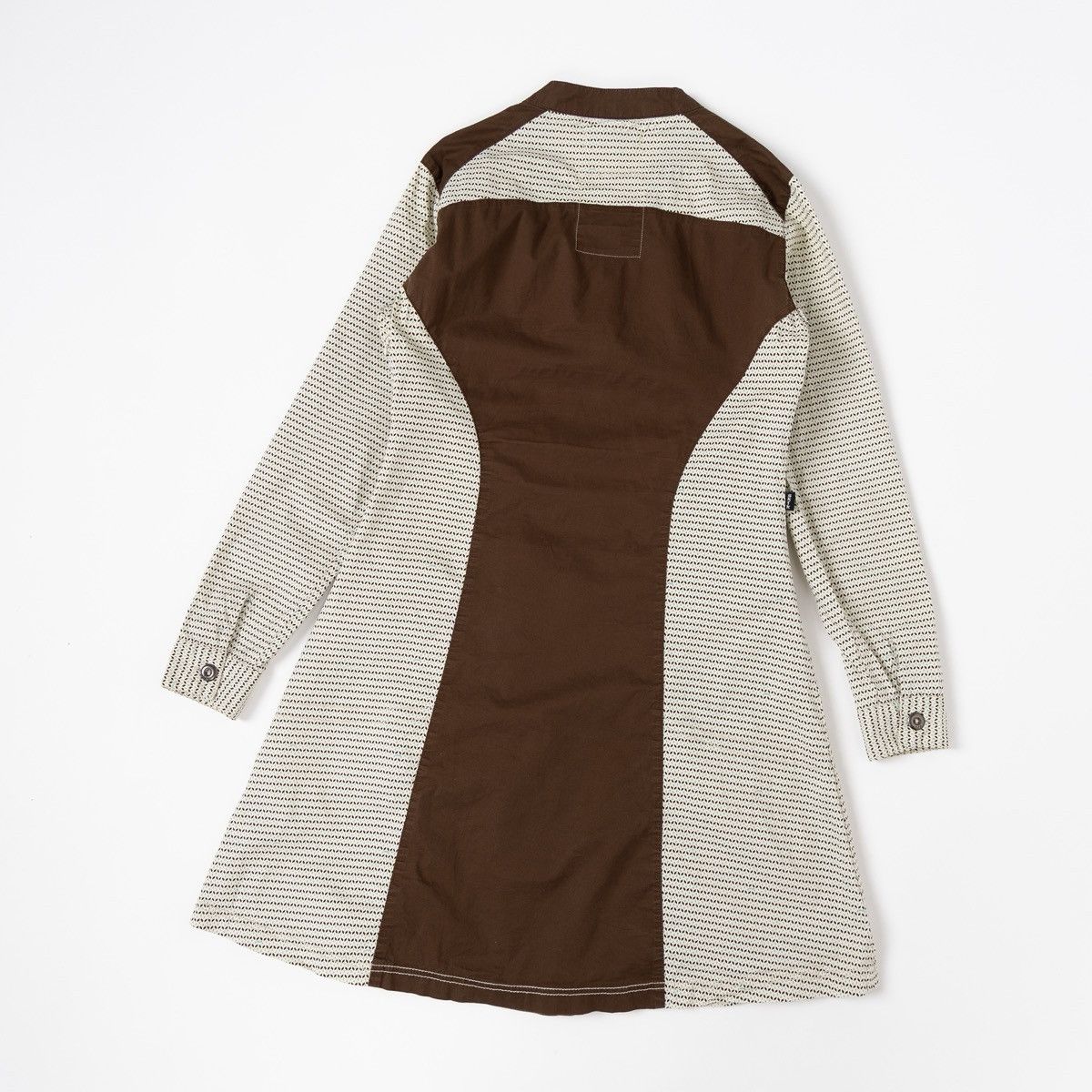 Other Skunkfunk SKFK Womens Knee Length Dress Brown Beige Casual Size M / US 6-8 / IT 42-44 - 2 Thumbnail