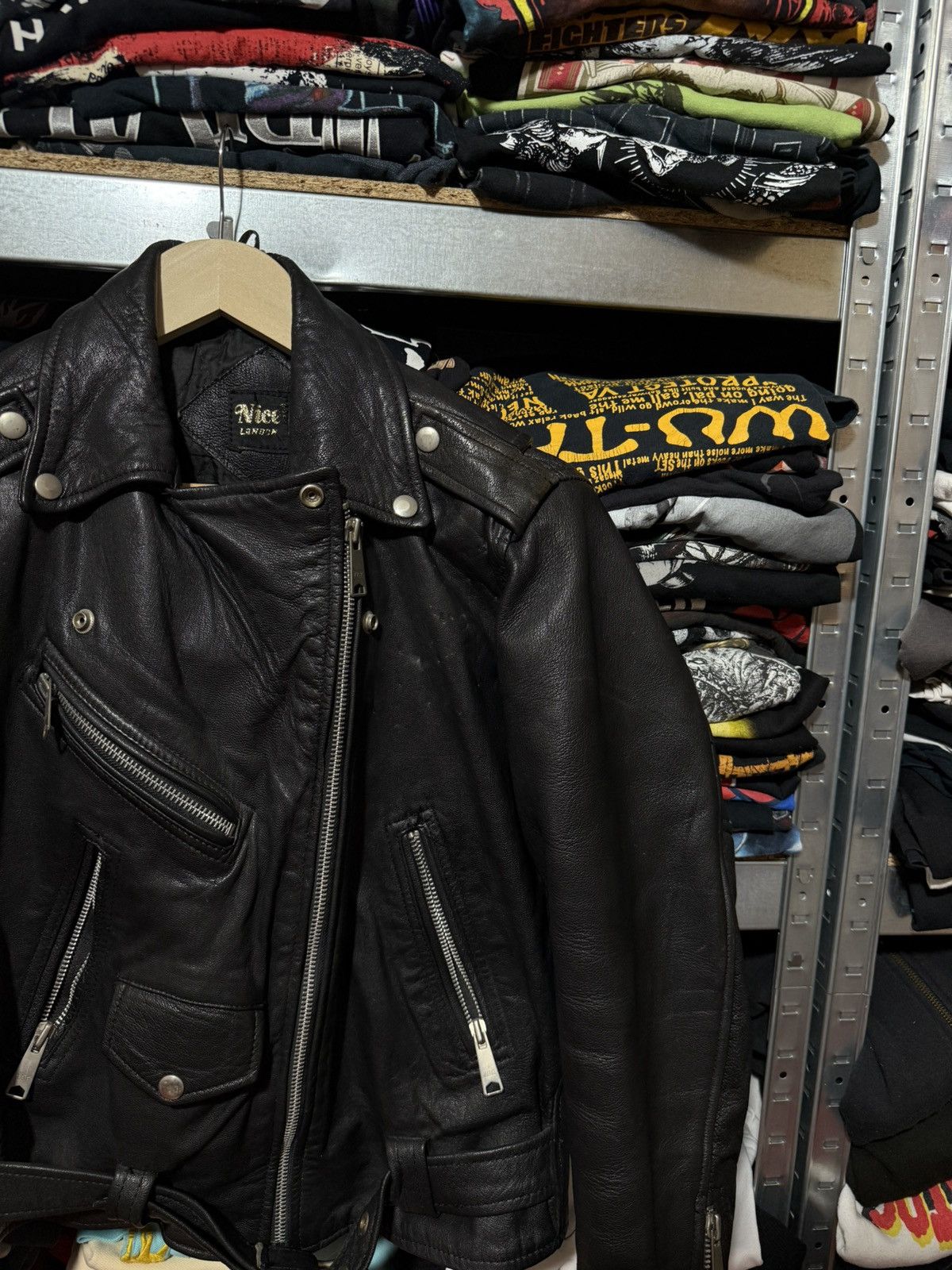 Vintage Vintage 80’s Crazy Painted Wolf Art Leather Biker Jacket Y2K Size US S / EU 44-46 / 1 - 4 Thumbnail