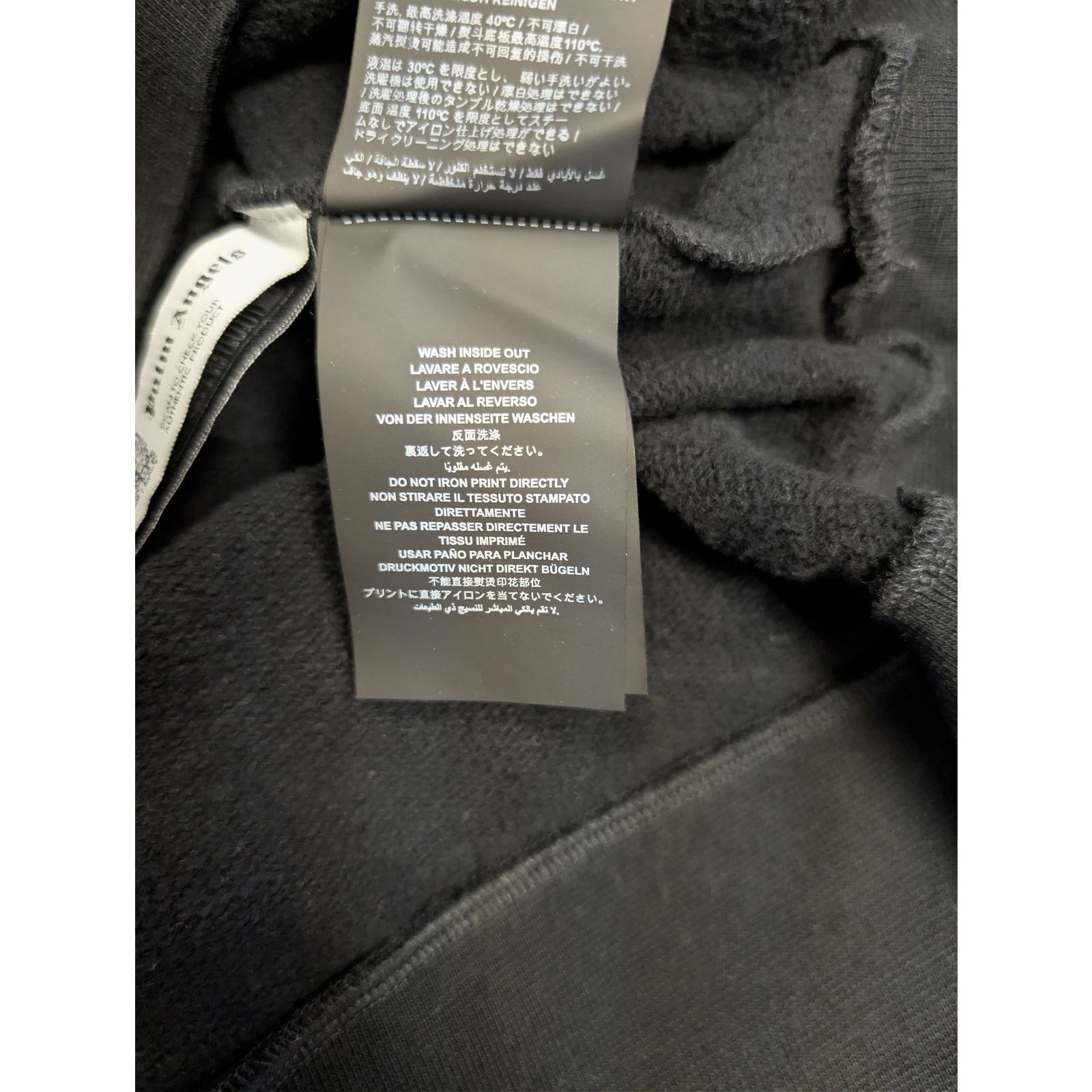 Palm Angels o1rshd1 New York Sprayed Logo Hoodie in Black / Blue Size US S / EU 44-46 / 1 - 19 Thumbnail