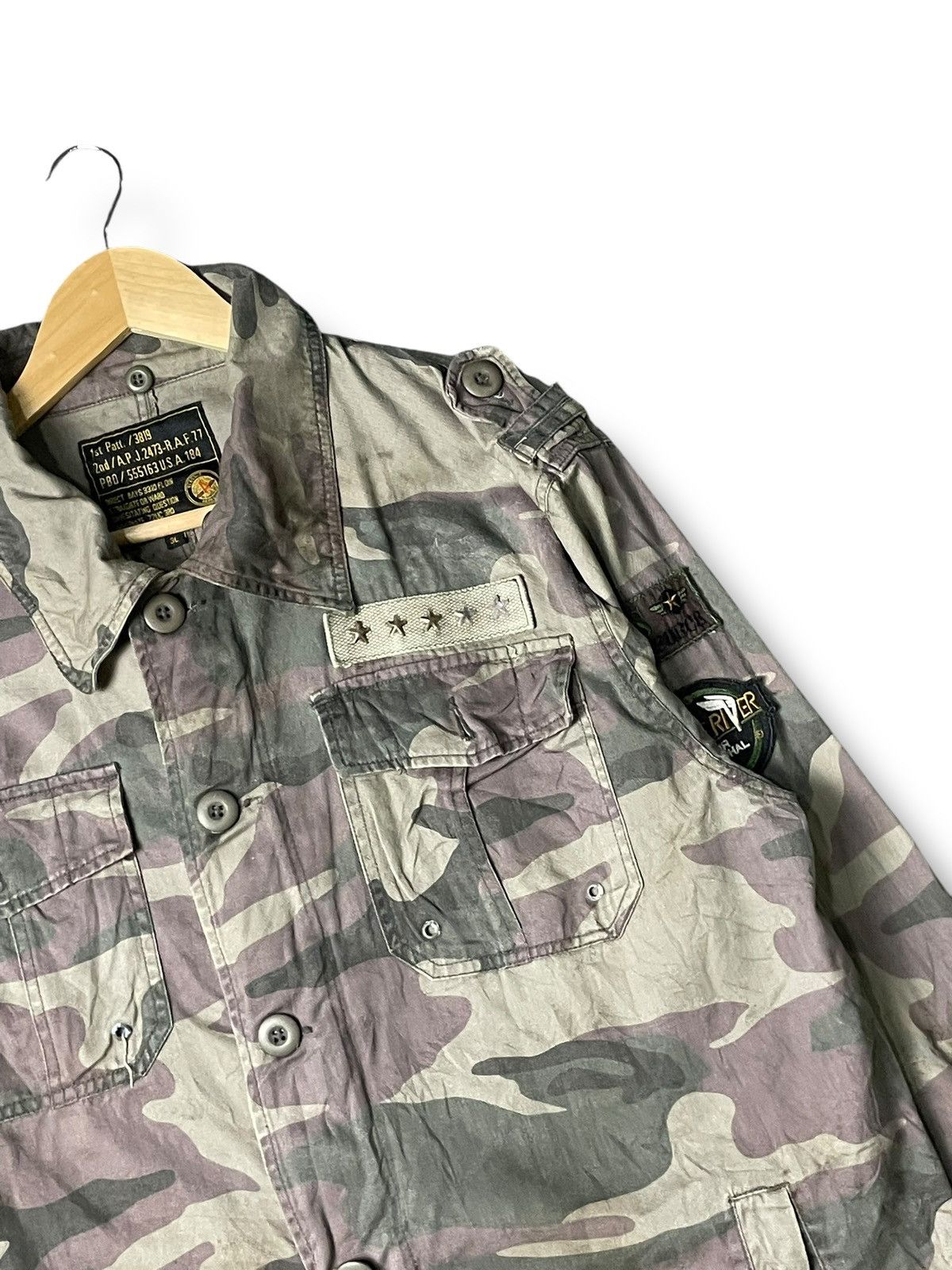 Japanese Brand × Vintage Vintage Classic Aero Special Military Jacket (71) Size US S / EU 44-46 / 1 - 2 Thumbnail