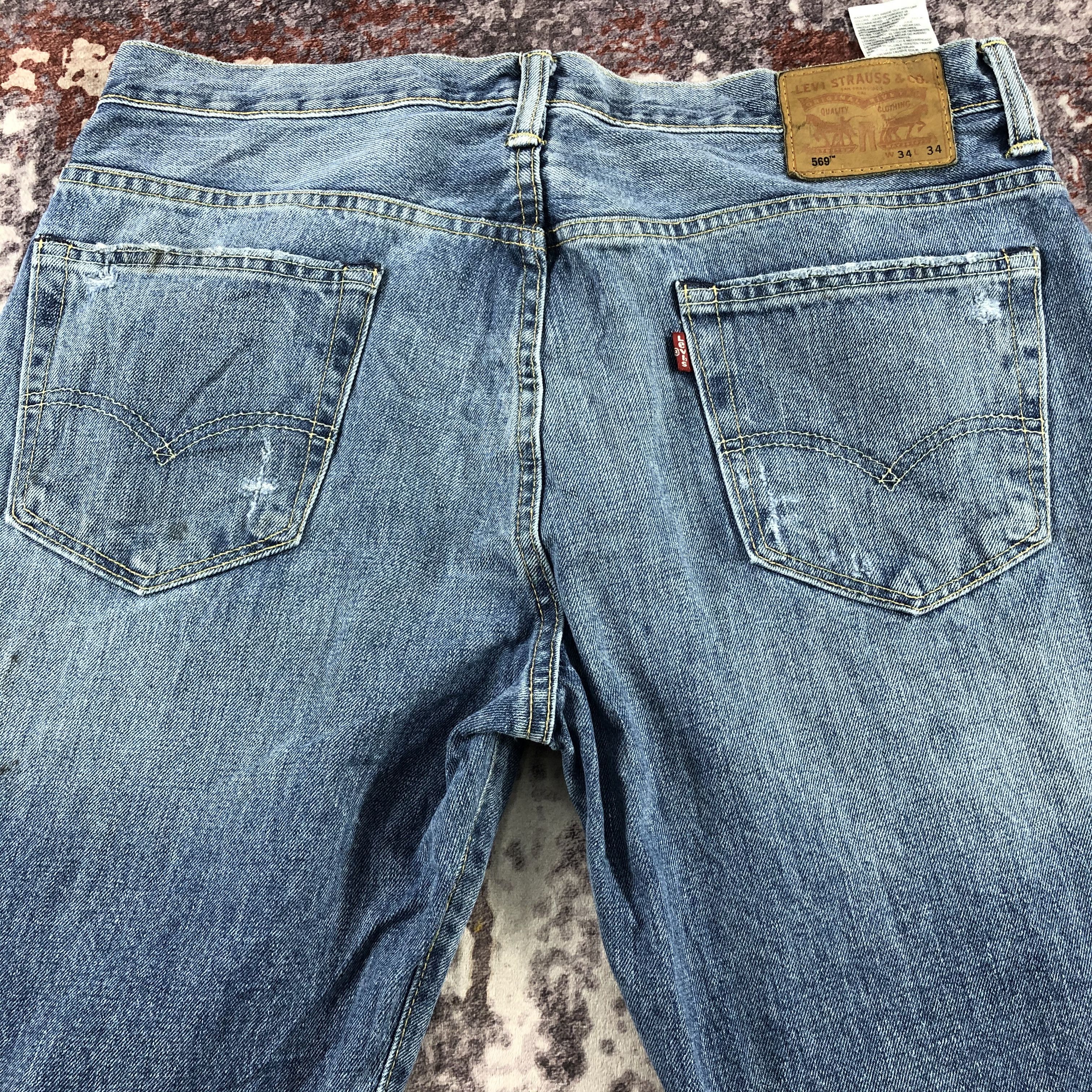 Levi's × Vintage Vintage Blue Wash Levis 569 Jeans-JM2996 Size US 36 / EU 52 - 5 Thumbnail