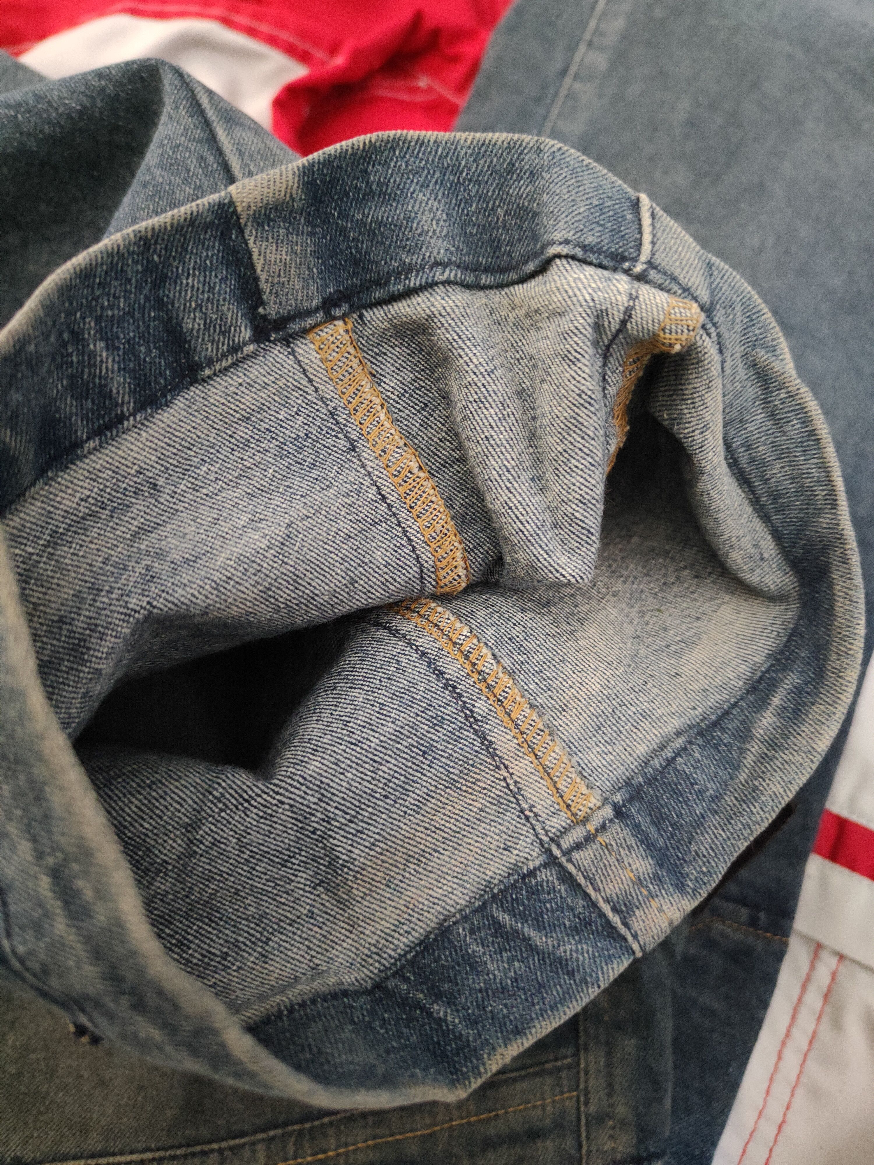 Japanese Brand FieldCore Blue Distressed Ripped Jeans #W098 Size US 34 / EU 50 - 12 Thumbnail