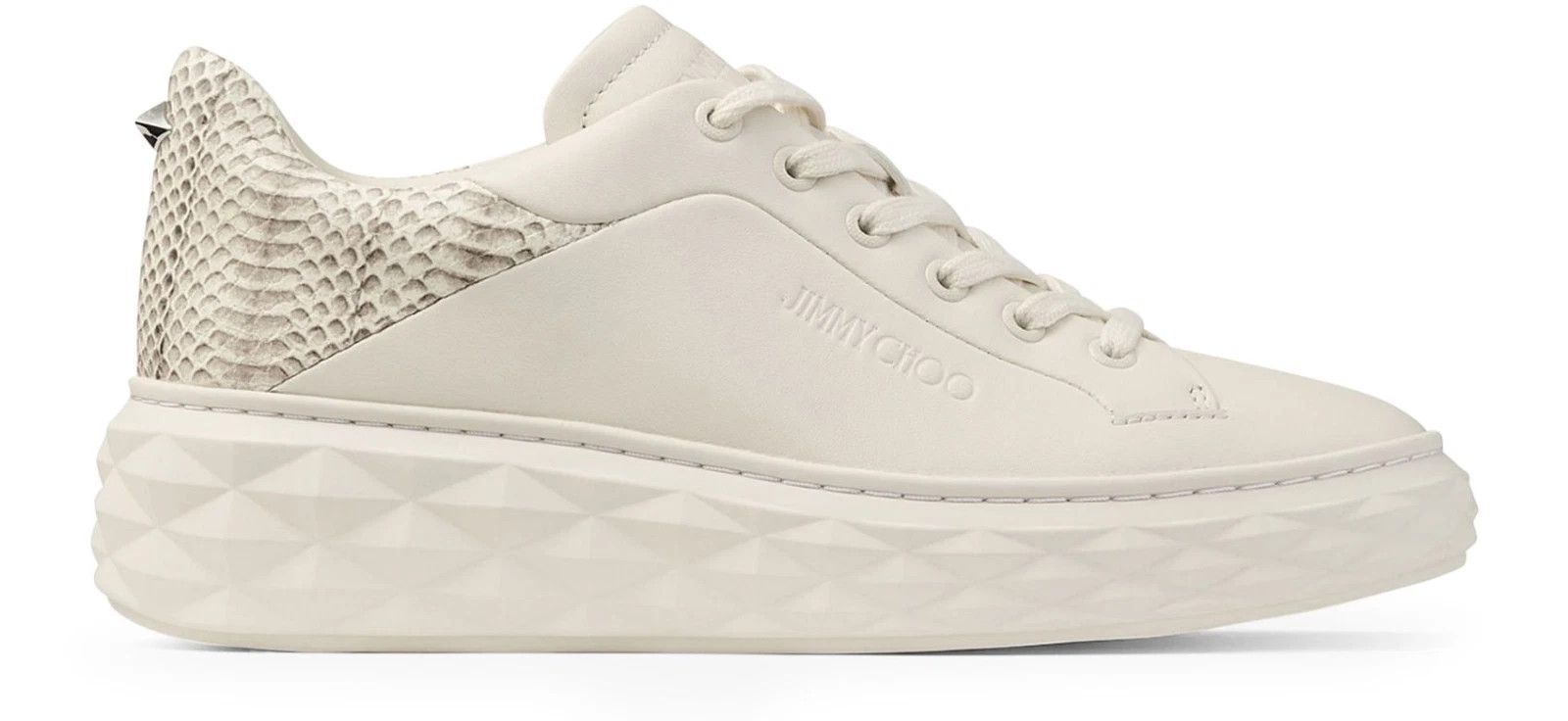 JIMMY CHOO Diamond Maxi F LATTE/ROCCIA Platform Snkrs