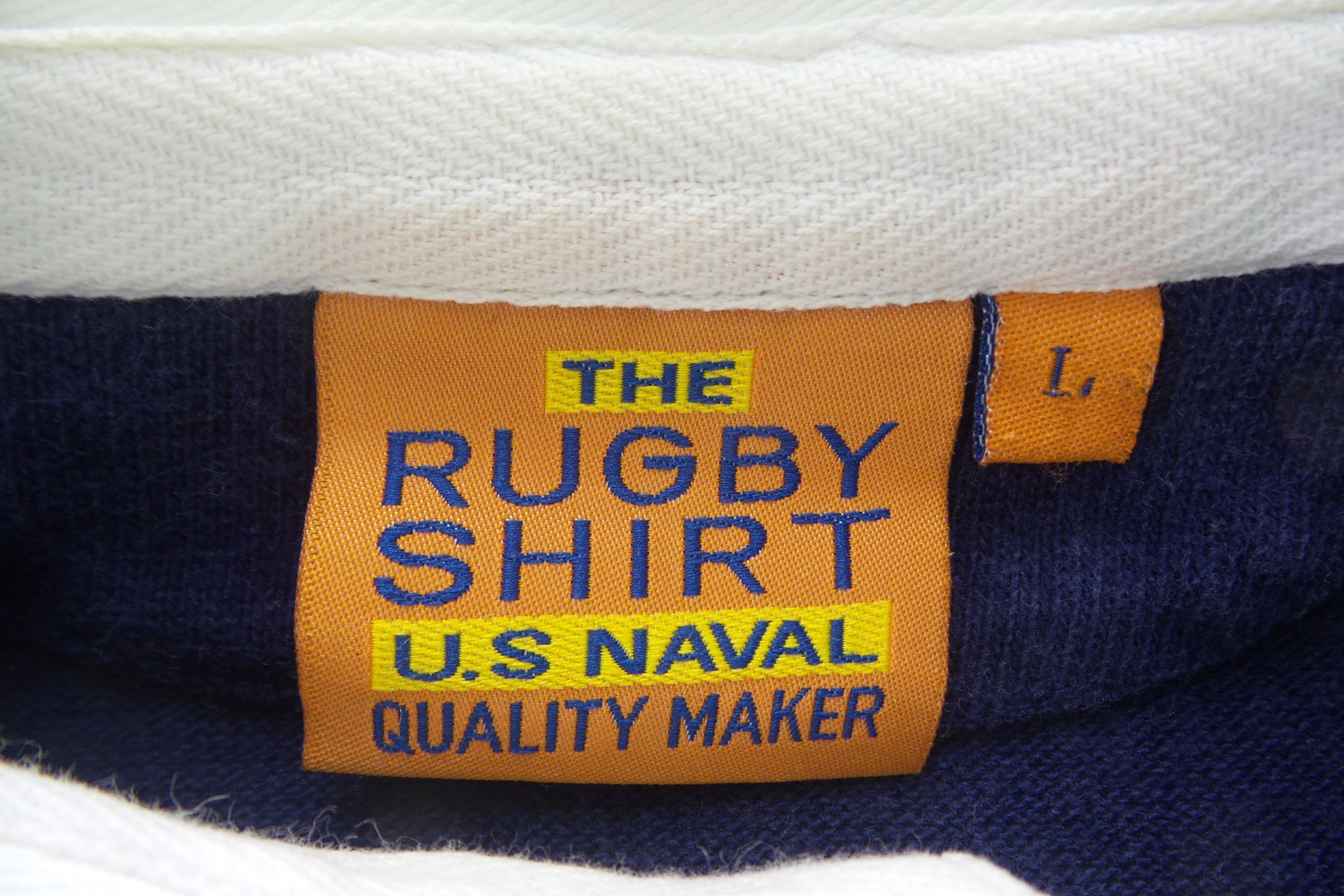 Other The Rugby Shirt U.S Naval Long Sleeve Polo's Size US L / EU 52-54 / 3 - 3 Thumbnail