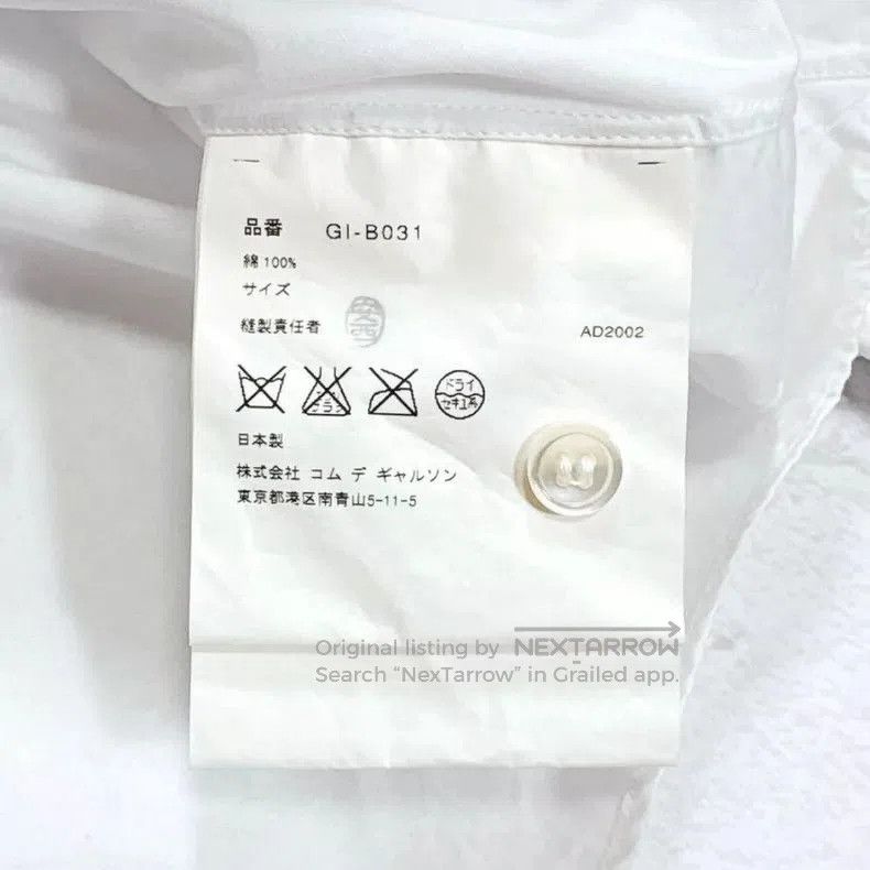 Comme des Garcons Comme des Garçons Classic Bow Design Shirt. Size US M / EU 48-50 / 2 - 6 Thumbnail
