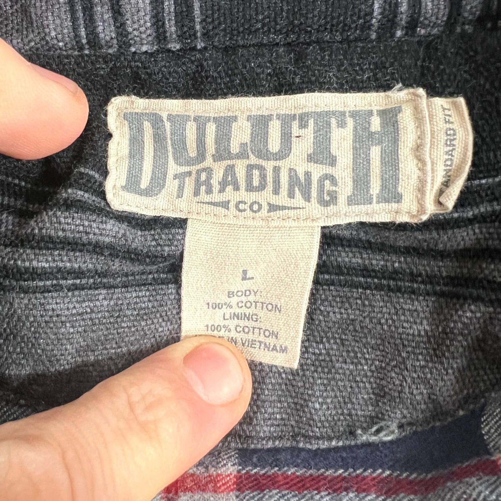 Duluth Trading Company Duluth Trading Co. Jacket Mens L Fire Hose Flannel Lined Limber Jac Striped Jacket Size US L / EU 52-54 / 3 - 3 Thumbnail