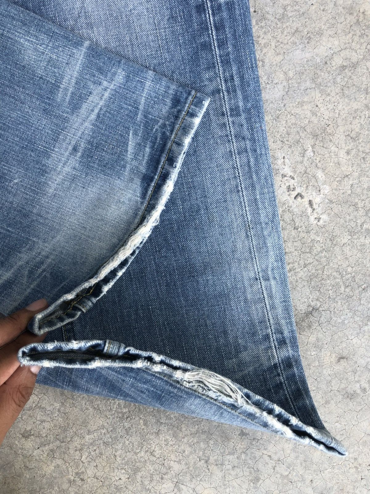 If Six Was Nine Japanese Lee Flared Jeans Distressed Jeans Size US 32 / EU 48 - 17 Thumbnail