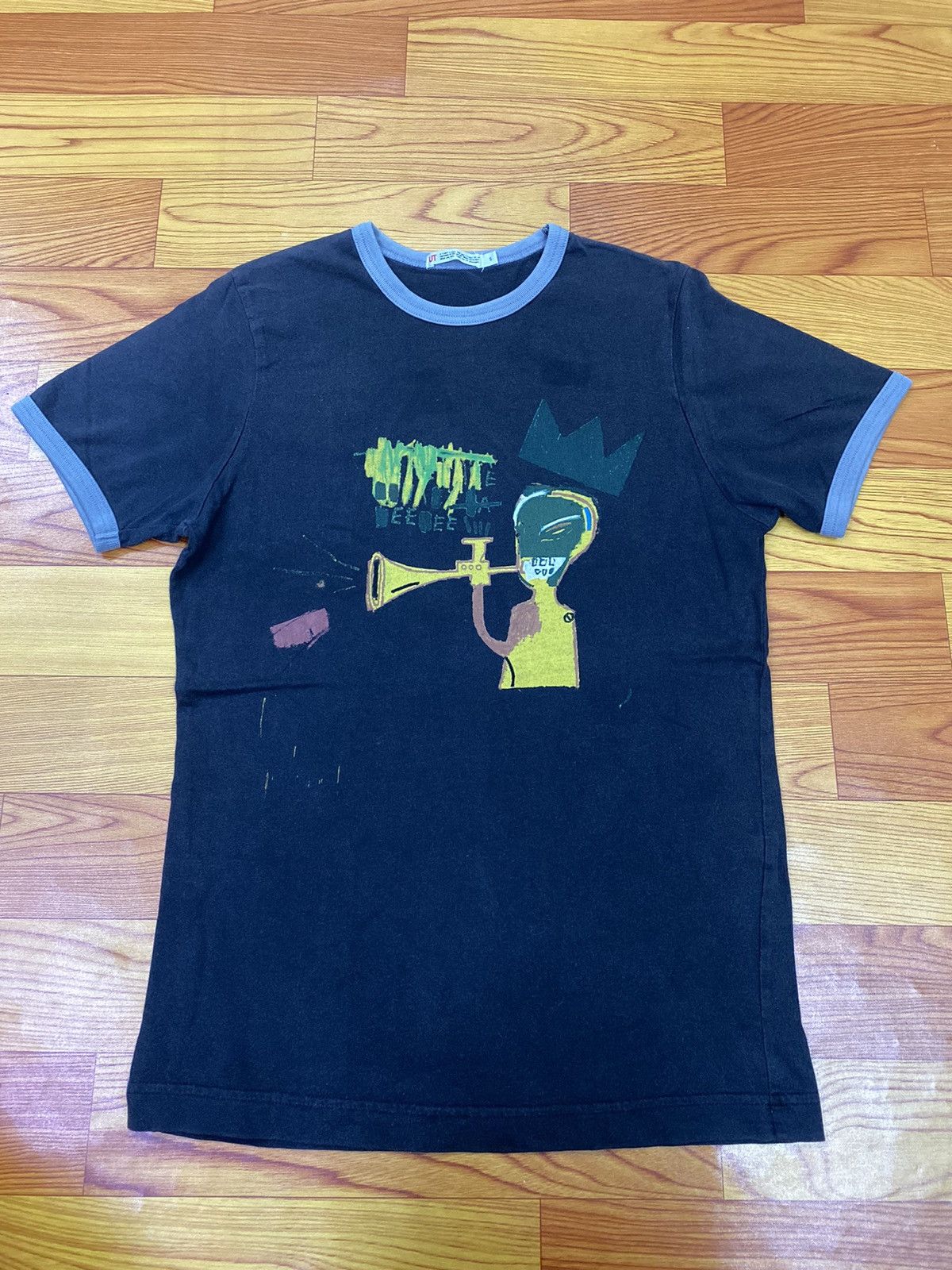 Designer × Japanese Brand × Jean-Michel Basquiat Jean Michel Basquiat x Uniqlo Size US S / EU 44-46 / 1 - 1 Thumbnail