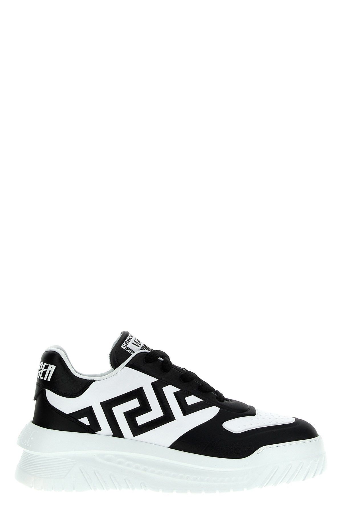 image of Versace 'odissea Greca' Sneakers in White/Black, Men's (Size 11)
