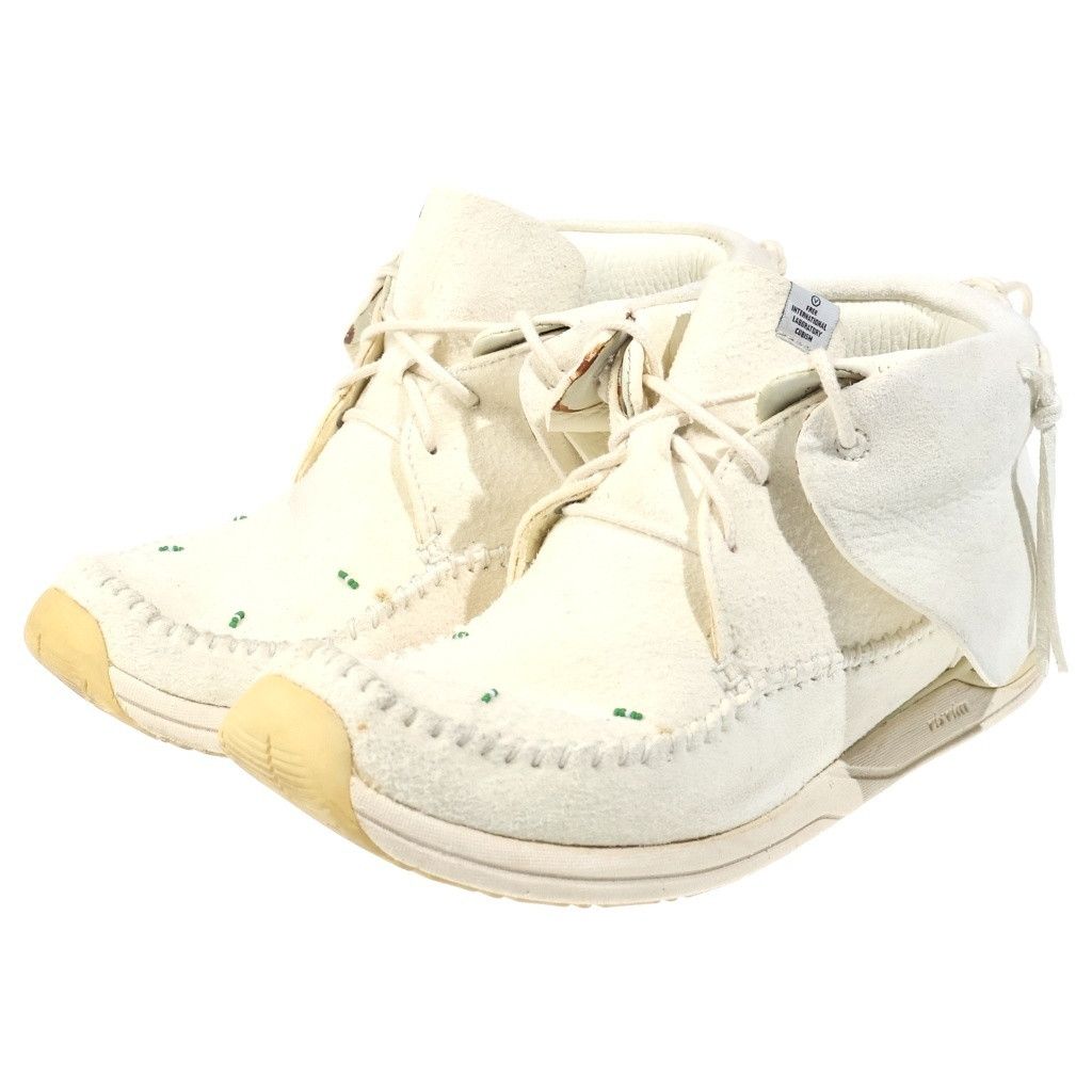 Visvim Visvim FBT Lhamo Folk shoes sneakers suede white sz 10 Size US 10 / EU 43 - 1 Thumbnail