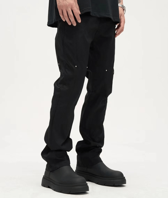 Japanese Brand × Jean Trendy high street slim straight versatile flared trousers Size US 32 / EU 48 - 2 Thumbnail