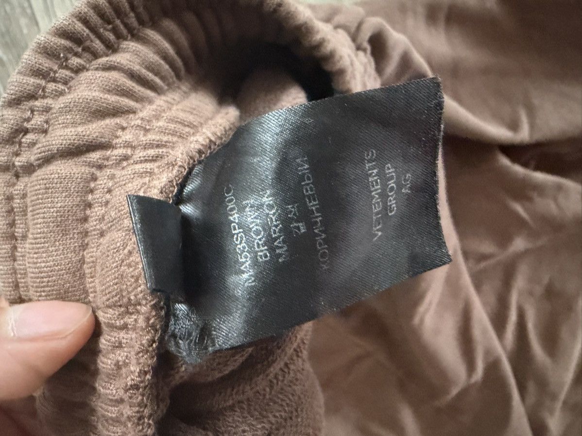 Vetements Vetements Brown Sweatpants Size US 34 / EU 50 - 7 Thumbnail
