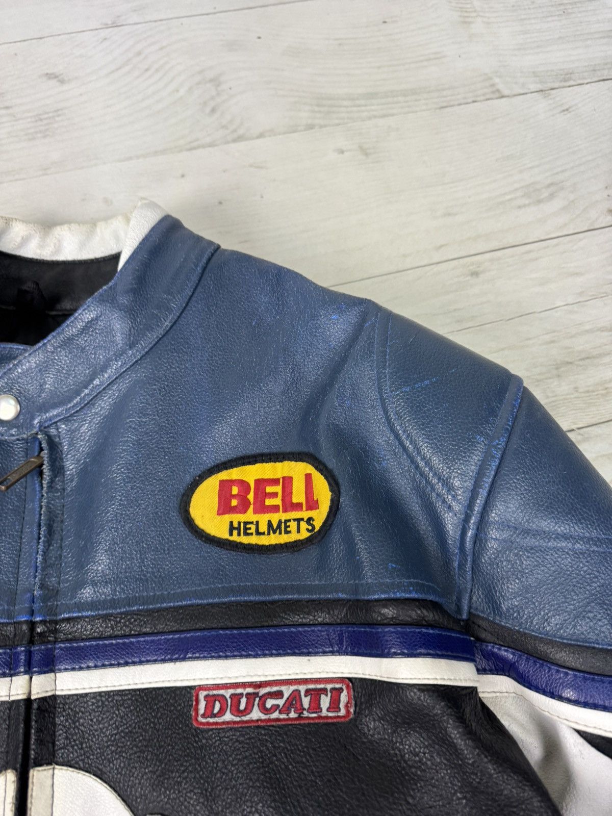 Red Bull Vintage Red Bull Leather Racing Moto Jacket 90s USA Size US XXL / EU 58 / 5 - 7 Thumbnail