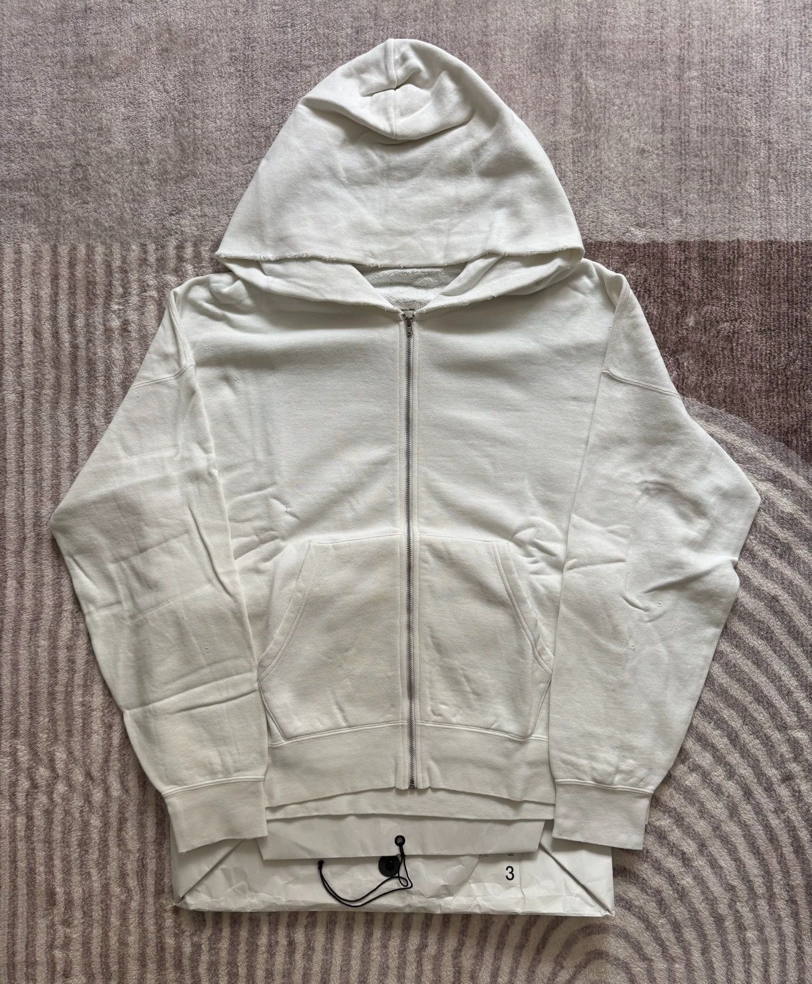 Visvim VISVIM 25SS JUMBO SB distressed zip hoodie white 3 Size US L / EU 52-54 / 3 - 1 Thumbnail