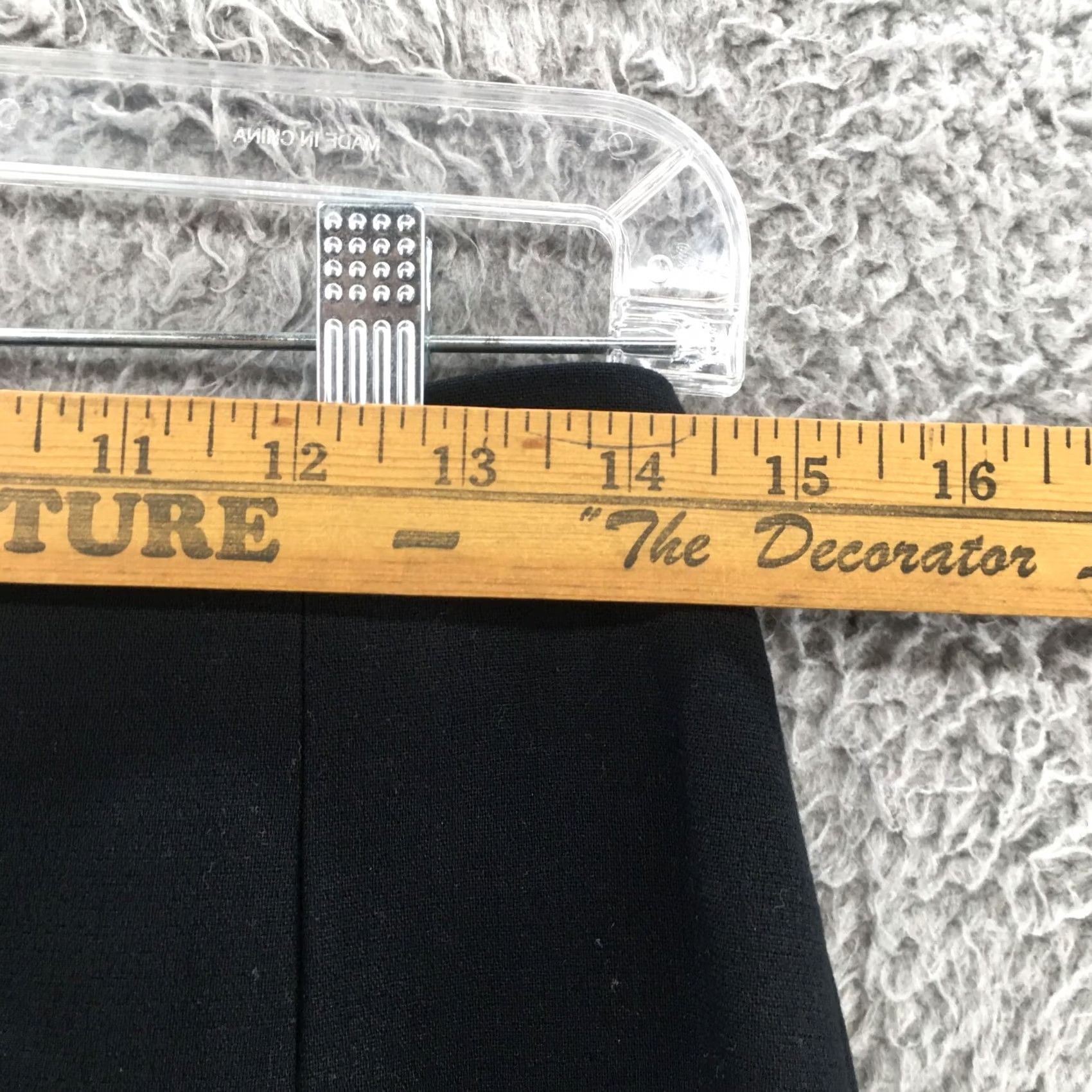 Gap GAP Side Slit Pencil Straight Skirt Womens 8 Black Flat Front Zip Back Casual Size 30" / US 8 / IT 44 - 2 Thumbnail
