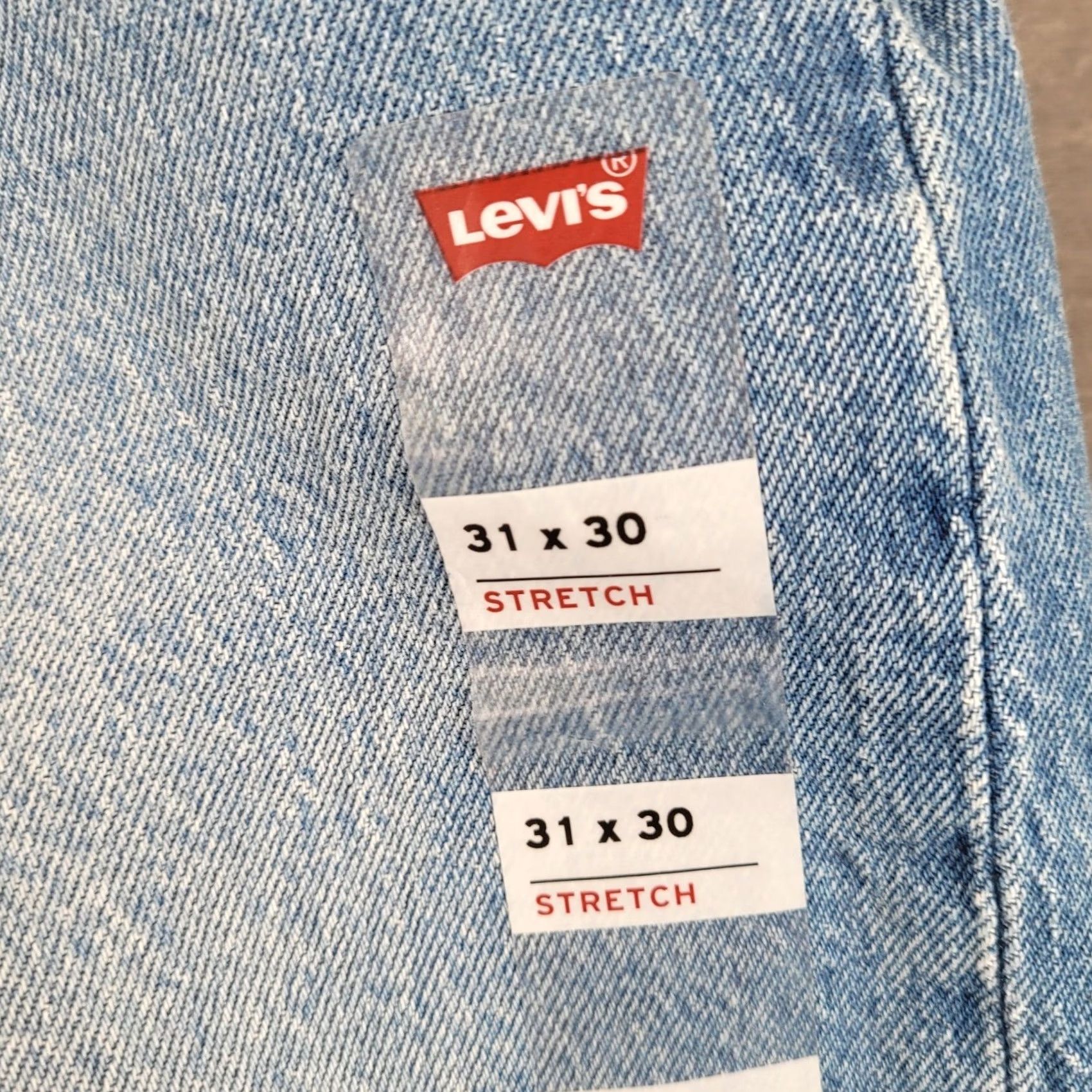 Levi's Womens Levis 501 Jeans 31x30 Light Blue High Rise Stretch Straight Leg NEW Size 24" / US 00 / IT 34 - 4 Thumbnail