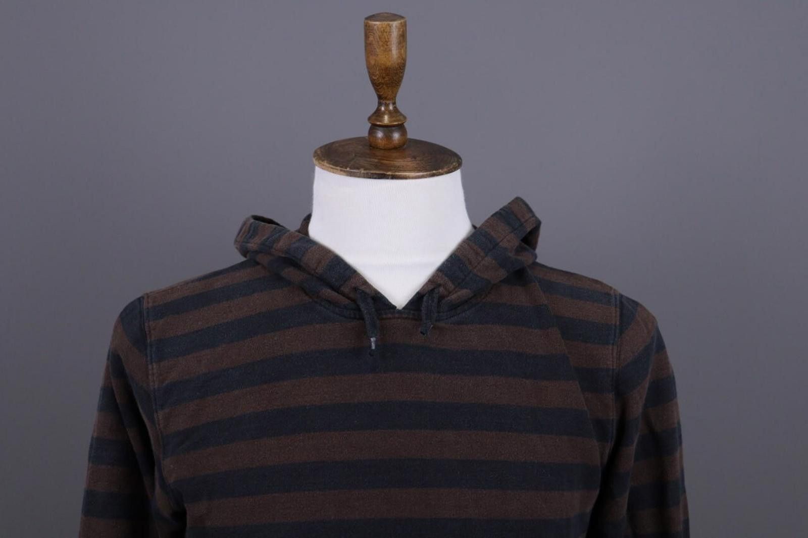 Carhartt Carhartt Brown Striped Workwear Hooded Sweater Size S Size US S / EU 44-46 / 1 - 2 Thumbnail