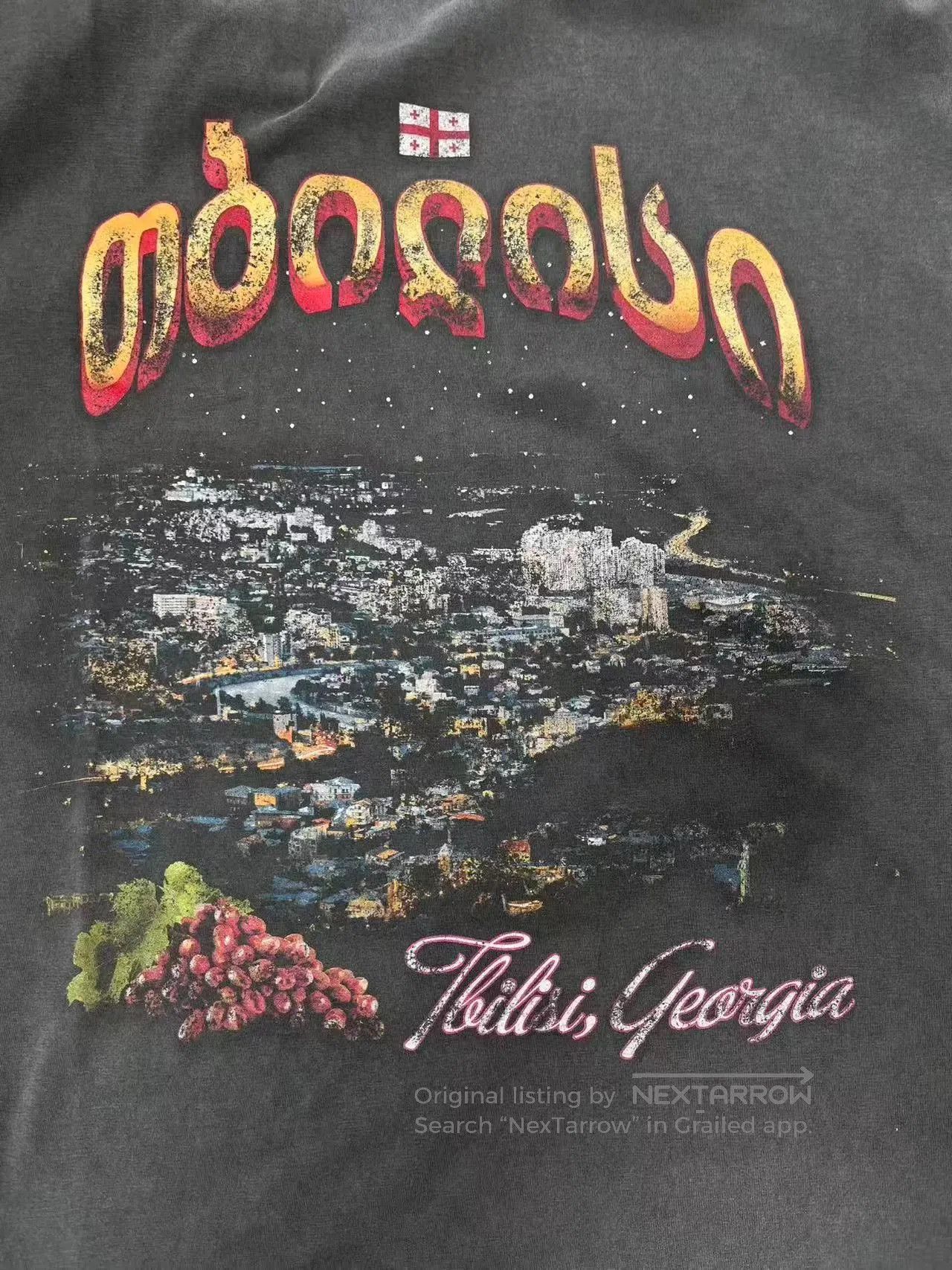 Balenciaga Balenciaga Men's Letter Print Crew Neck T-Shirt. Size US XL / EU 56 / 4 - 3 Thumbnail
